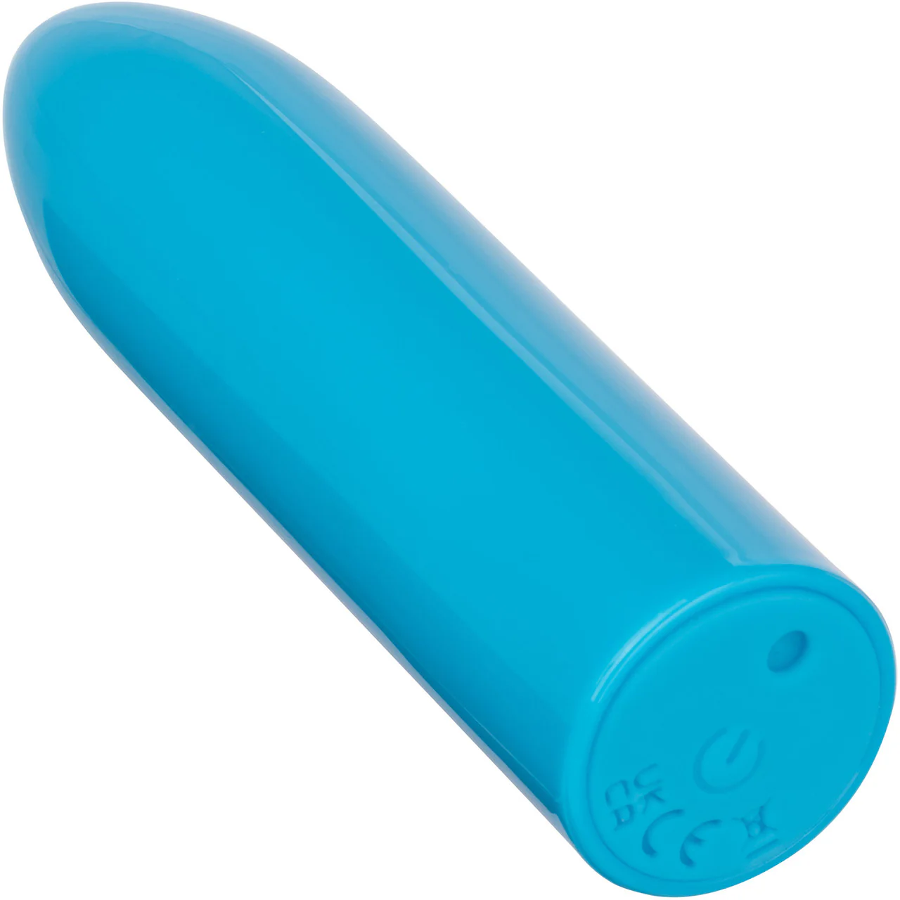 Turbo Buzz Classic Mini Bullet Rechargeable Waterproof Vibrator By CalExotics - Blue - Image 4