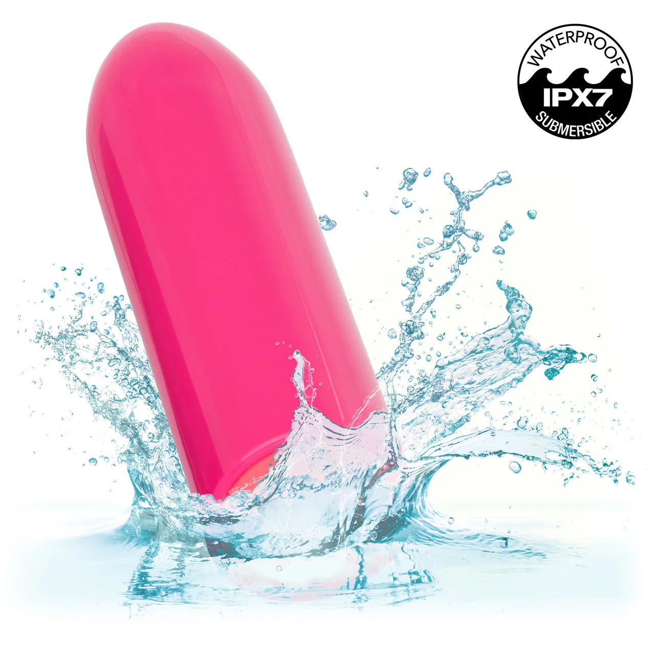 Turbo Buzz Classic Mini Bullet Rechargeable Waterproof Vibrator By CalExotics - Pink - Image 6