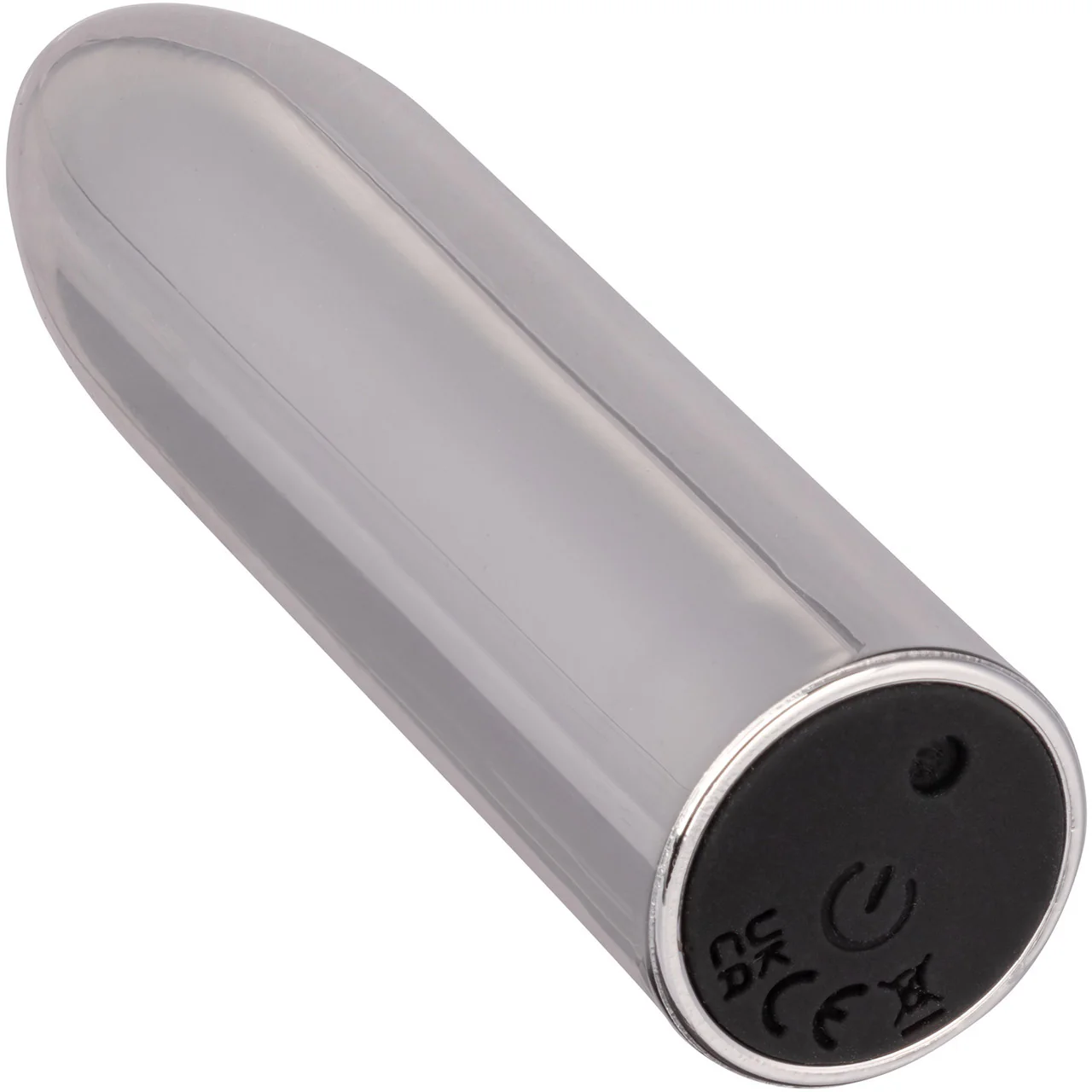 Turbo Buzz Classic Mini Bullet Rechargeable Waterproof Vibrator By CalExotics - Silver - Image 4