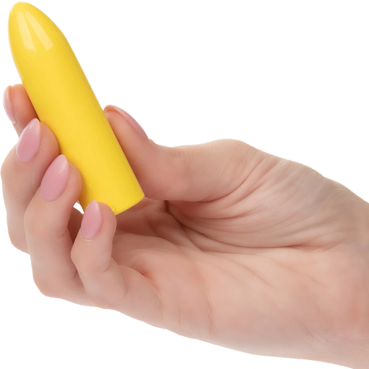 Turbo Buzz Classic Mini Bullet Rechargeable Waterproof Vibrator By CalExotics - Yellow - Image 2