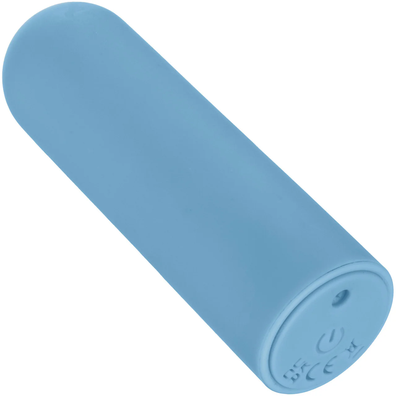 Turbo Buzz Rounded Mini Bullet Rechargeable Waterproof Vibrator By CalExotics - Blue - Image 4