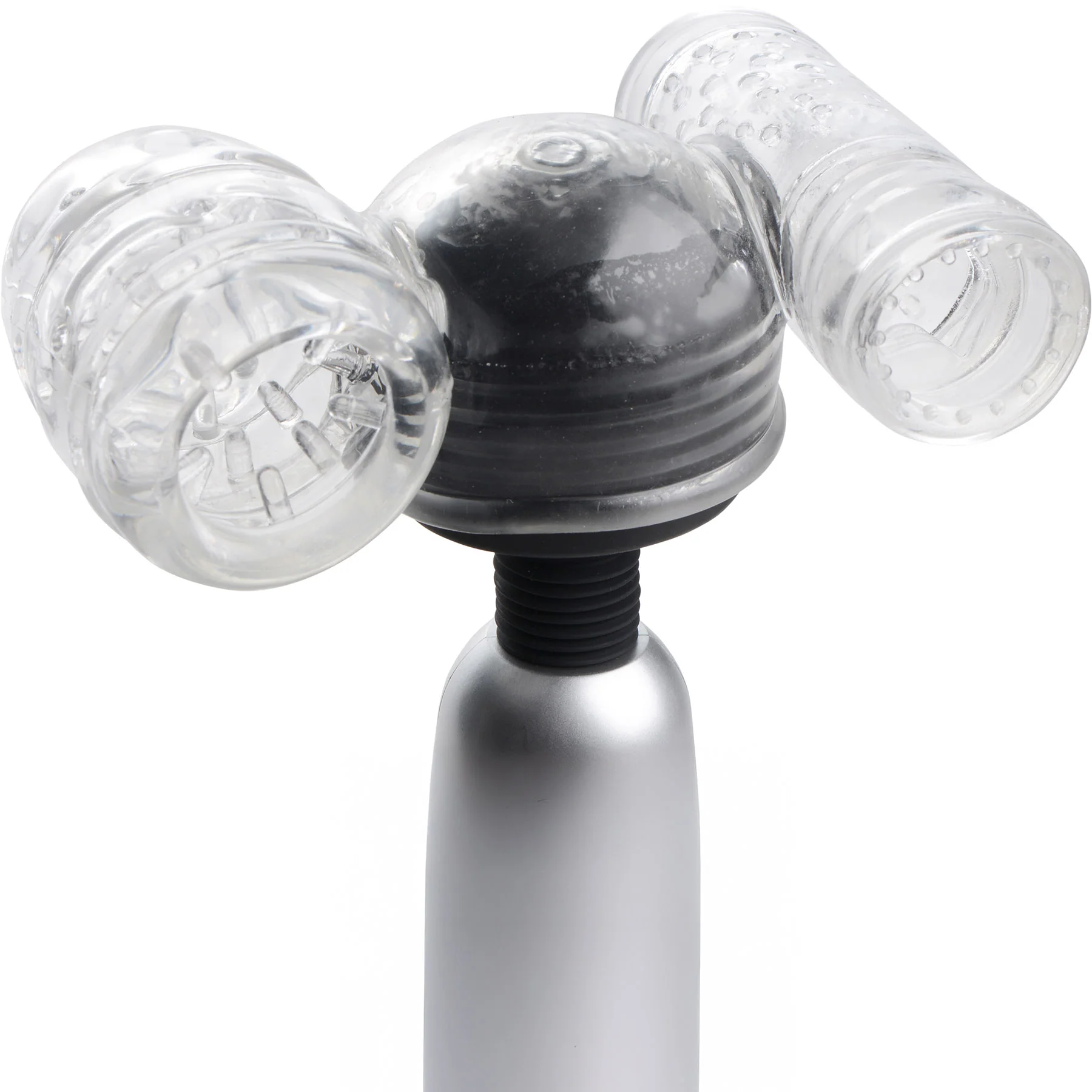 Twin Turbo Strokers 2 in 1 Wand Attachment By Wand Essentials - Image 5