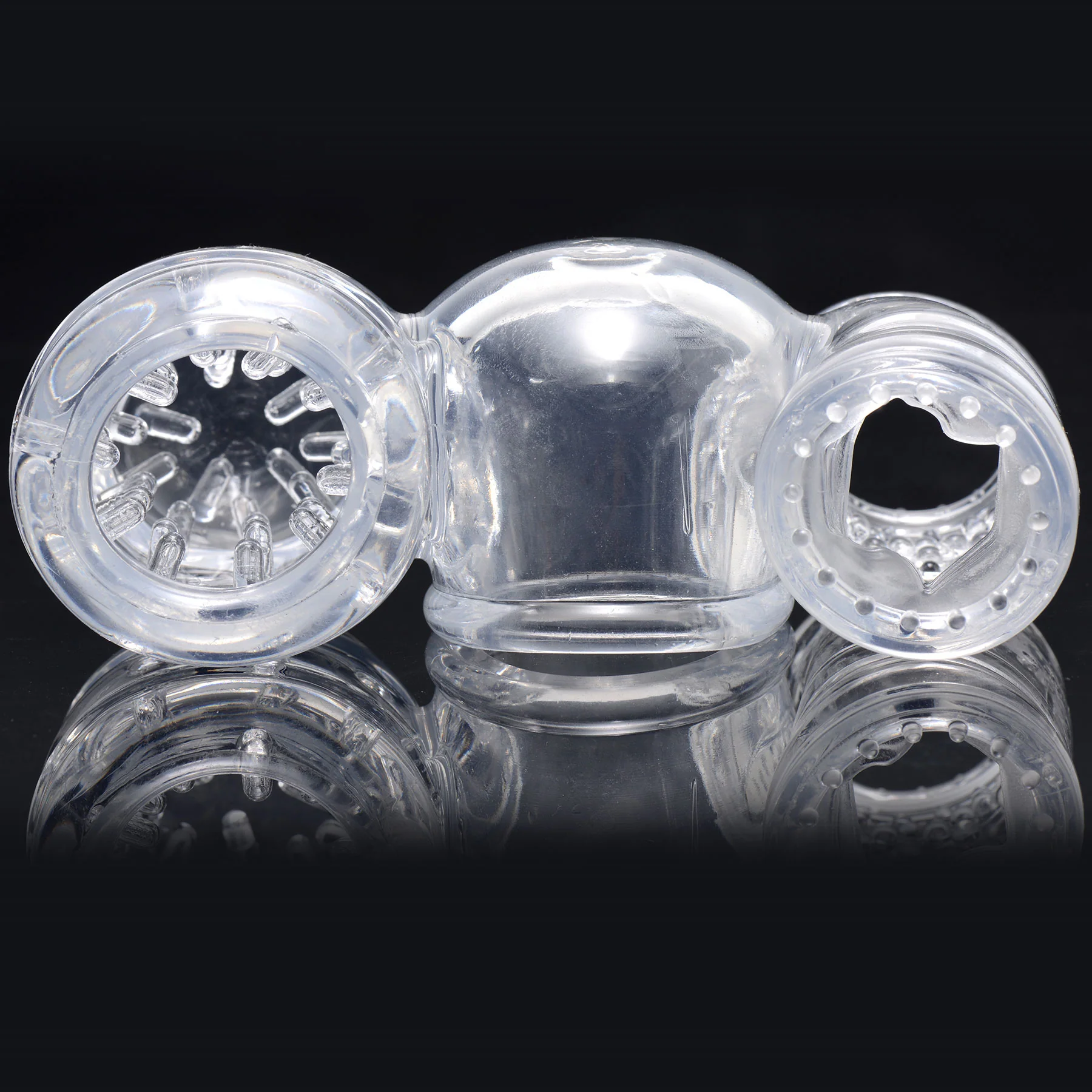 Twin Turbo Strokers 2 in 1 Wand Attachment By Wand Essentials - Image 7
