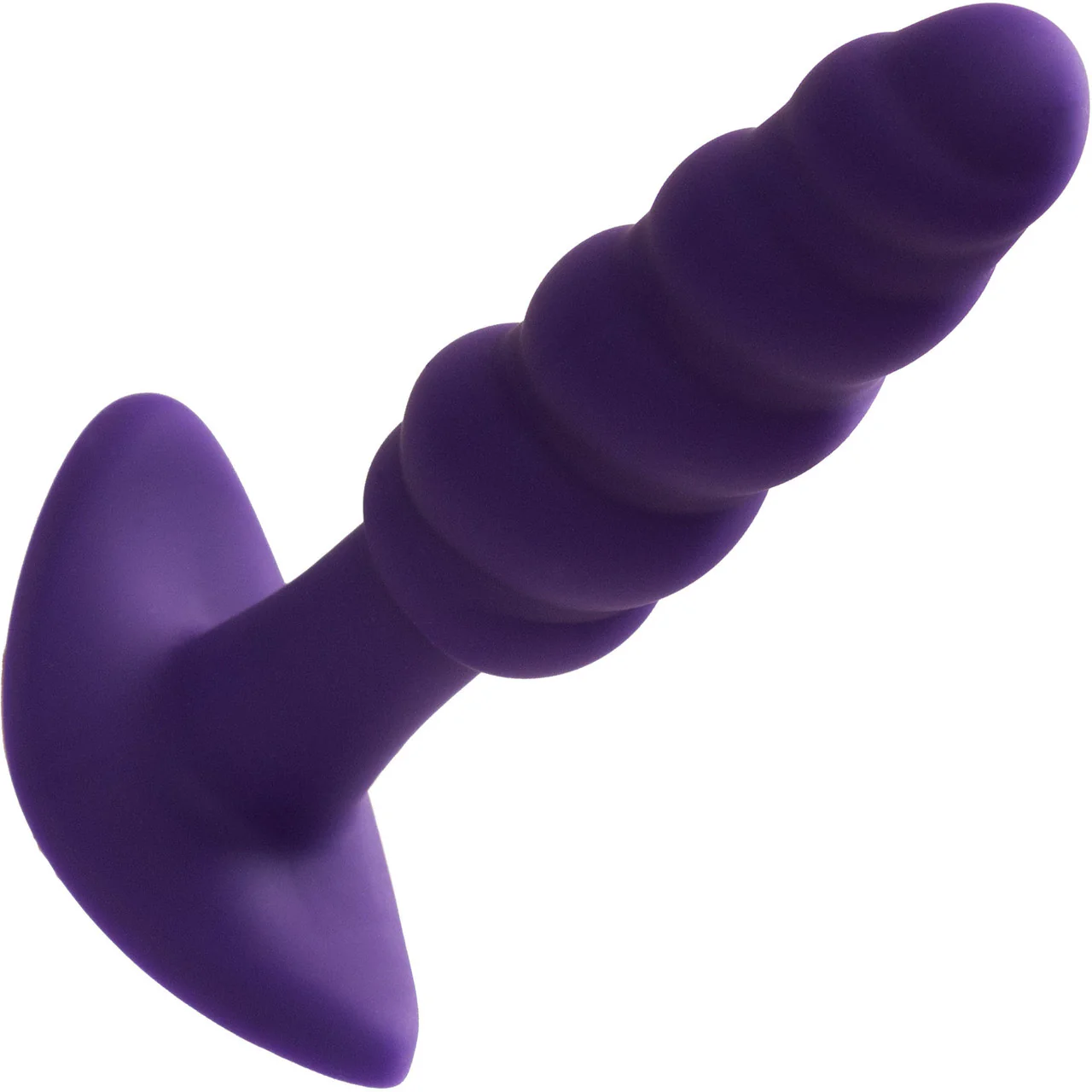 Twist Silicone Rechargeable Waterproof Anal Plug By VeDO - Deep Purple - Image 3
