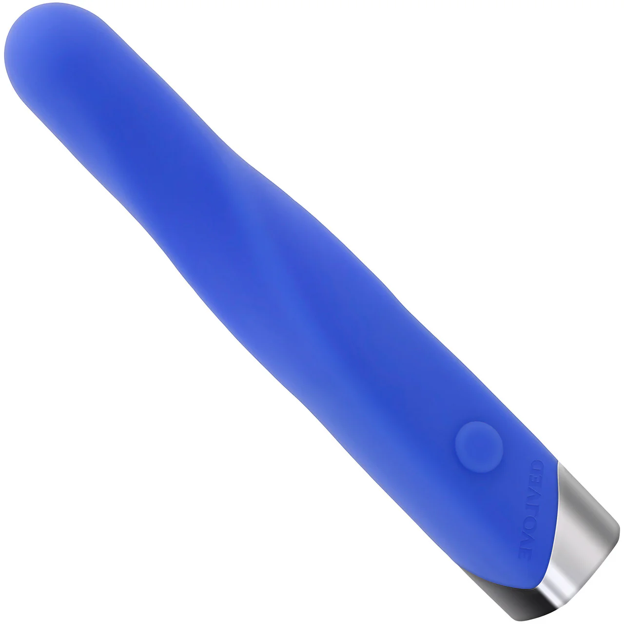 Twisted Temptation Rechargeable Waterproof Silicone Vibrator By Evolved Novelties - Blue - Image 4