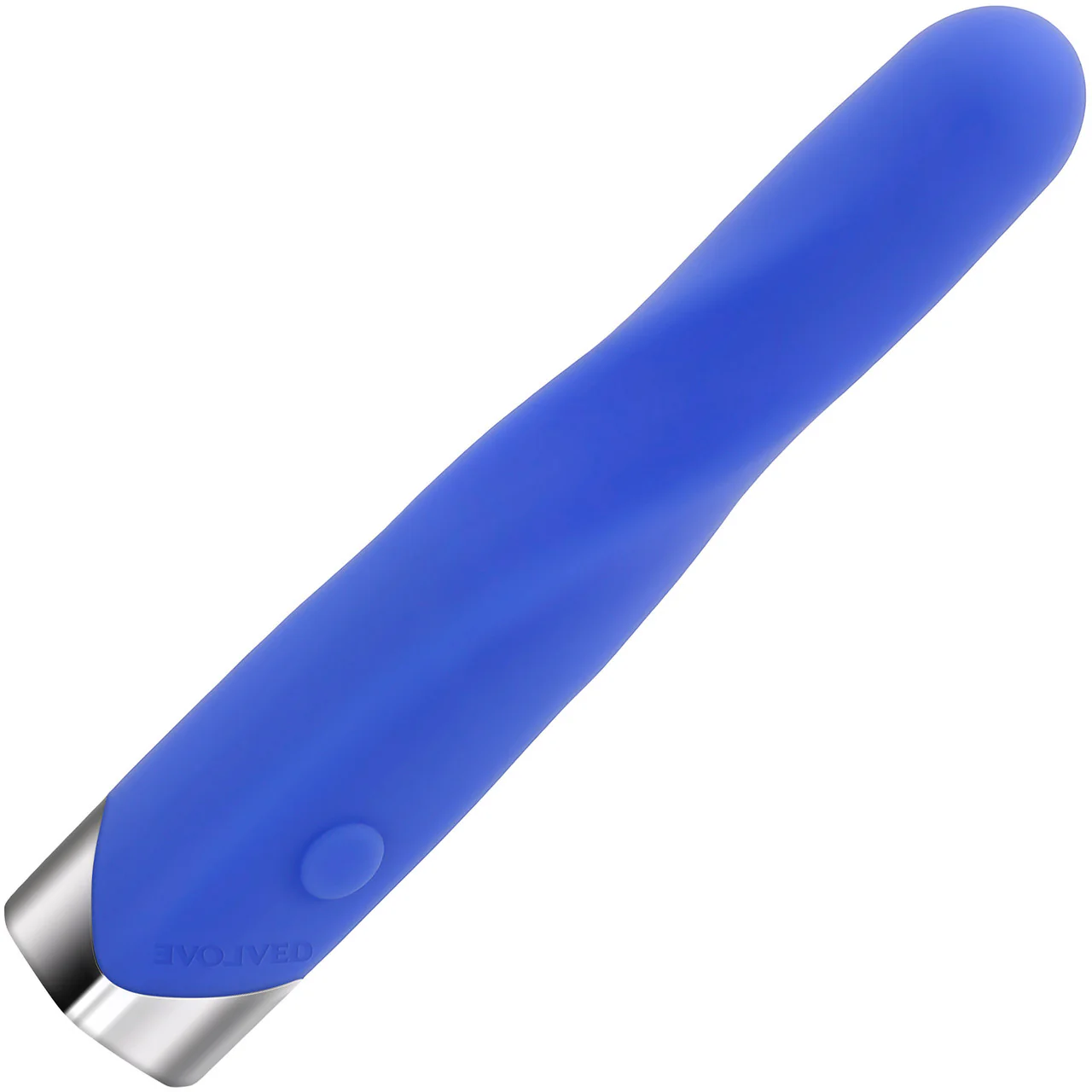 Twisted Temptation Rechargeable Waterproof Silicone Vibrator By Evolved Novelties - Blue - Image 5