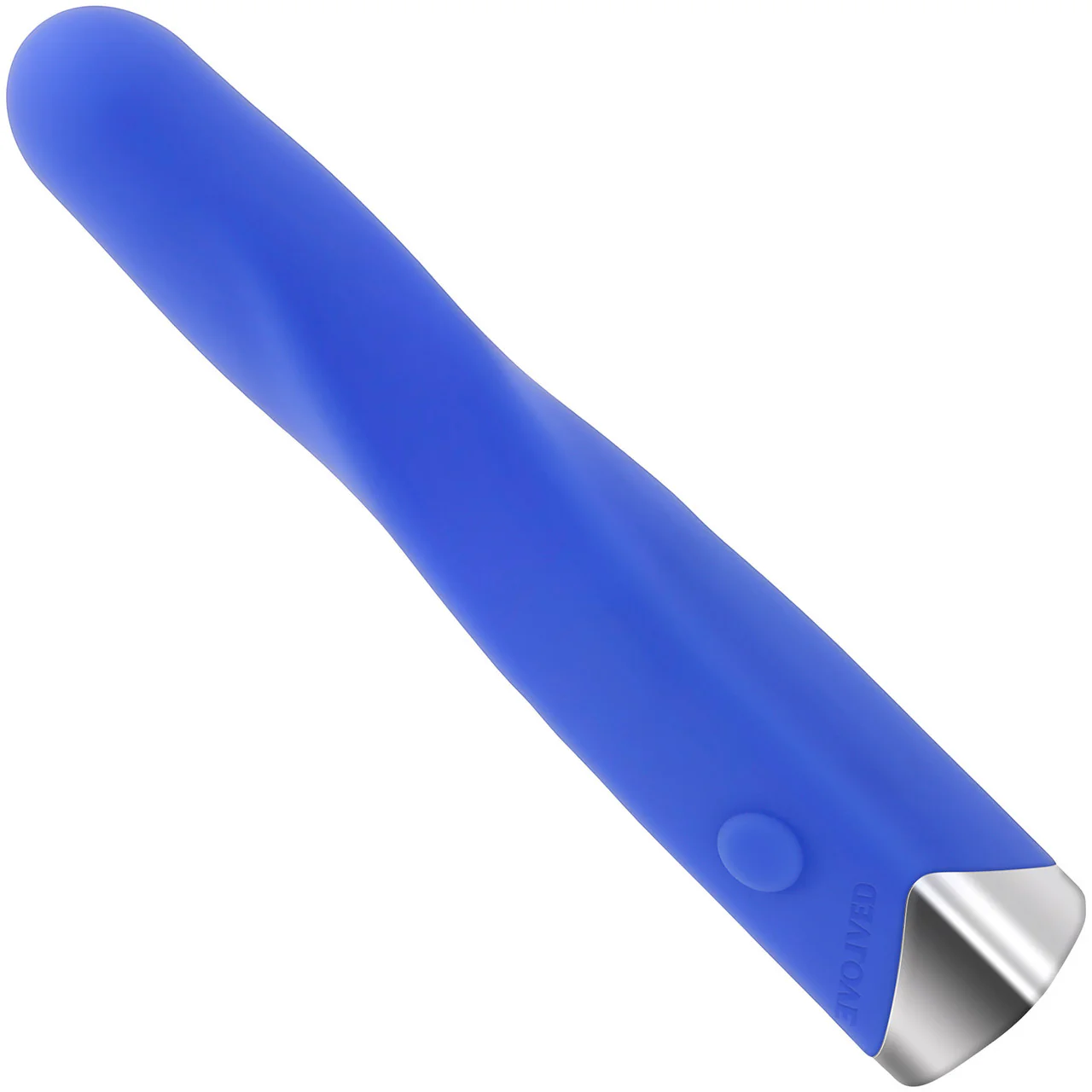 Twisted Temptation Rechargeable Waterproof Silicone Vibrator By Evolved Novelties - Blue - Image 6