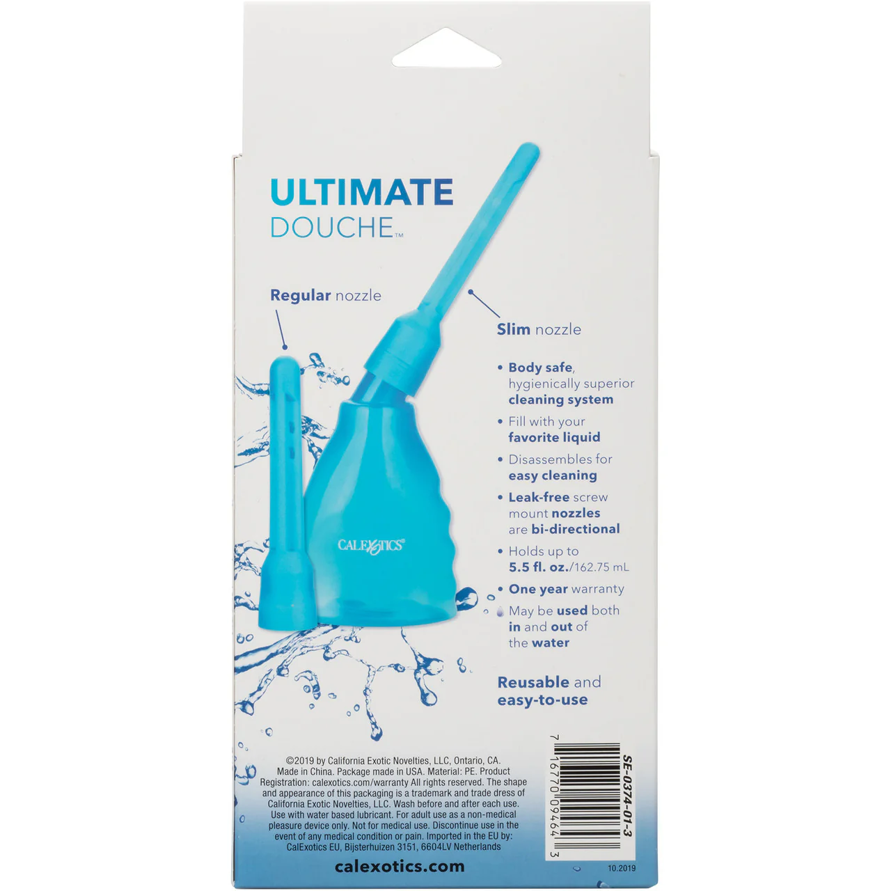 Ultimate Douche Hygienic Cleaning System by CalExotics - Blue - Image 7