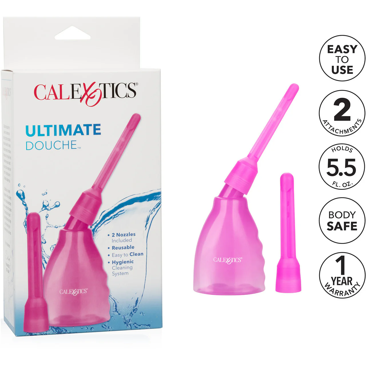 Ultimate Douche Hygienic Cleaning System by CalExotics - Purple - Image 6