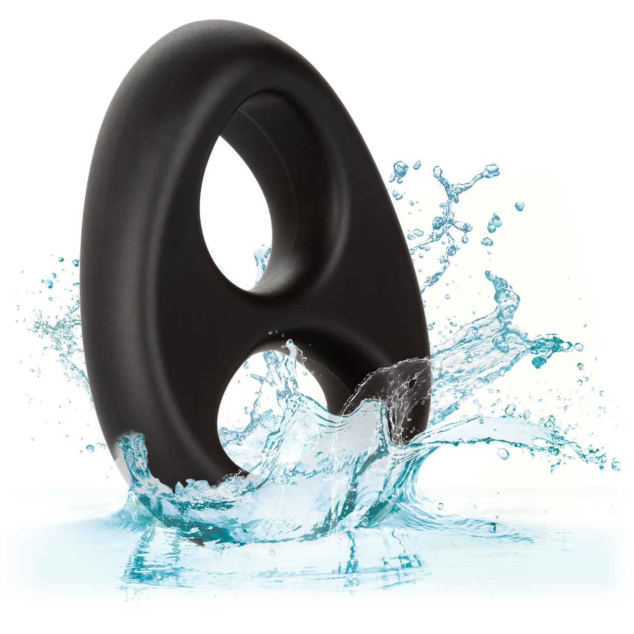 Ultra-Soft Dual Ring Silicone Cock Ring by CalExotics - Image 5