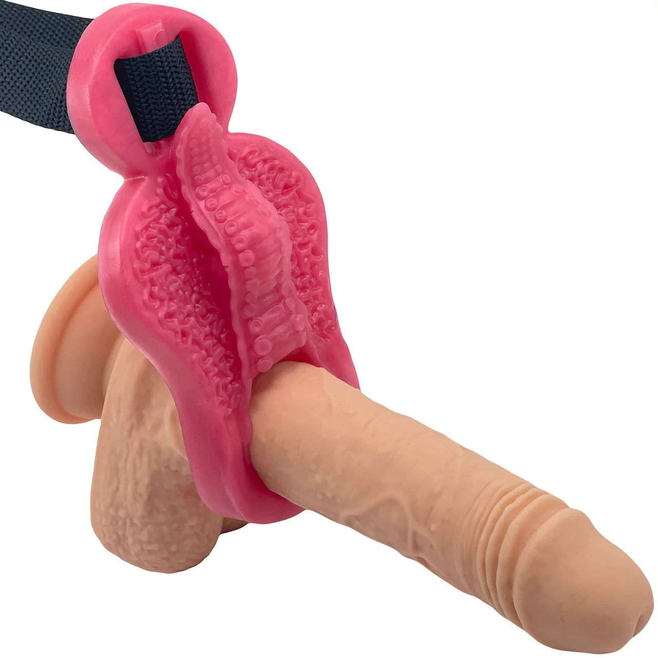 Uncover Creations Tentacle Grinder Cock Ring - Red Fusion - Image 3