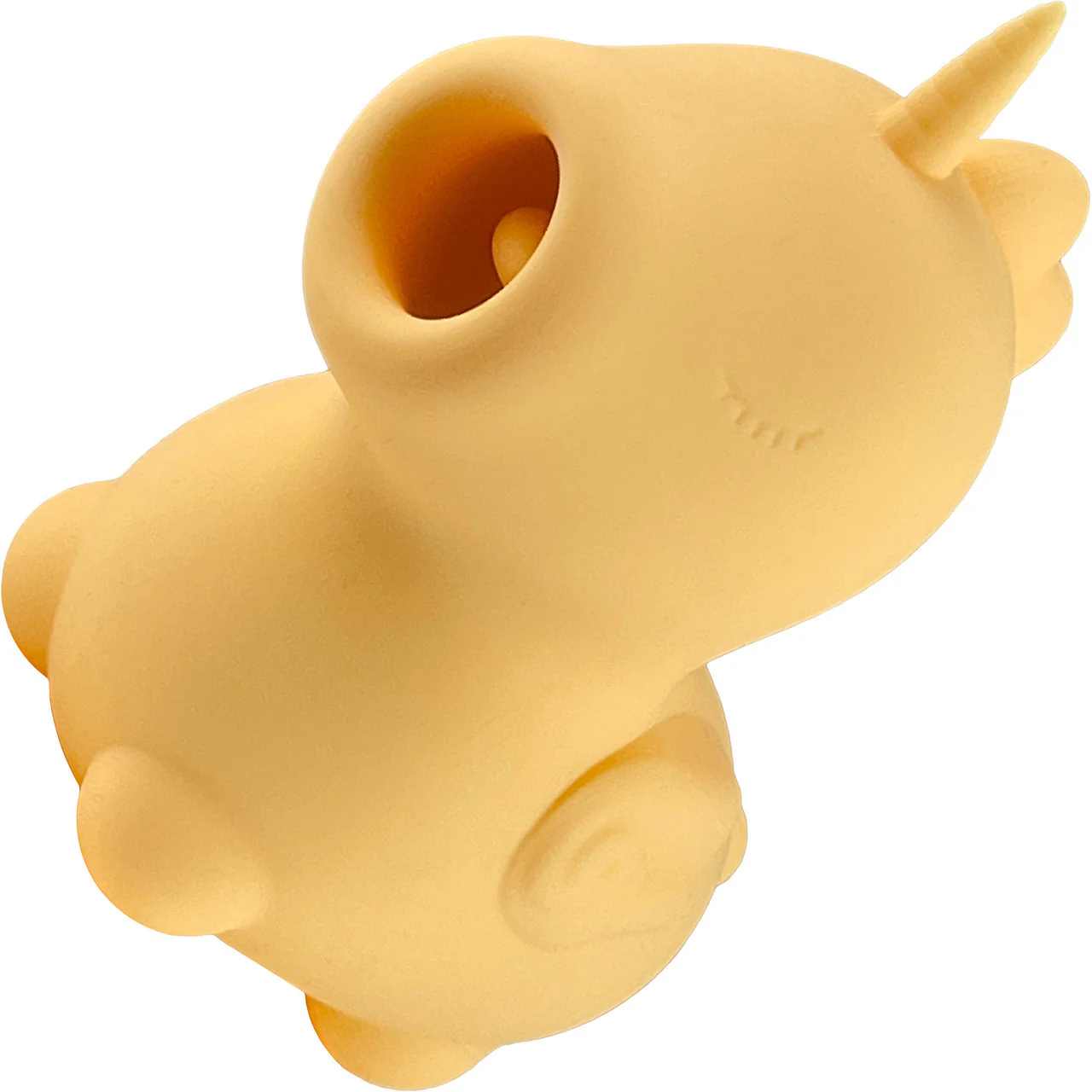 Unihorn Bean Blossom Flicking Silicone Clitoral Vibrator - Yellow - Image 11
