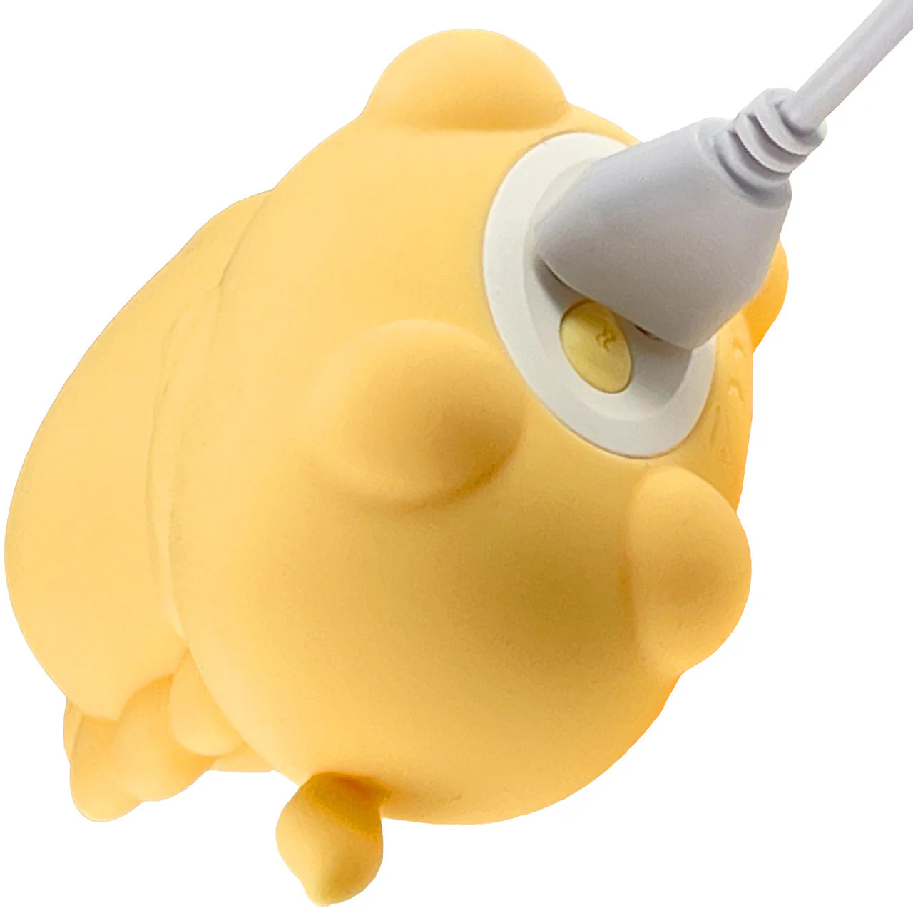 Unihorn Bean Blossom Flicking Silicone Clitoral Vibrator - Yellow - Image 12