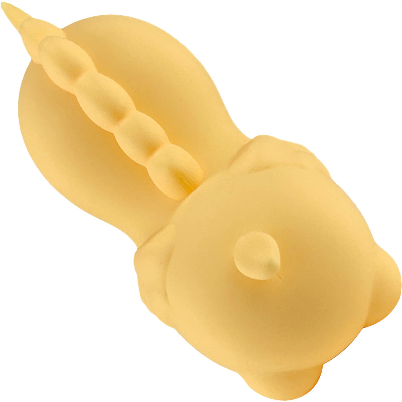 Unihorn Bean Blossom Flicking Silicone Clitoral Vibrator - Yellow - Image 6
