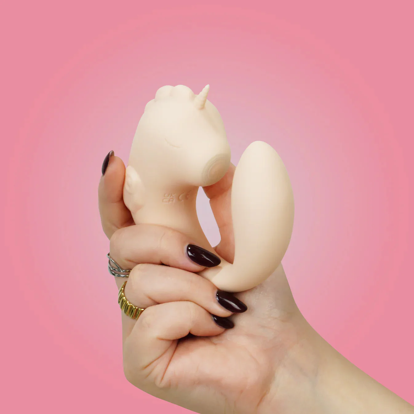 Unihorn C-Horse Coral Throb Pulsing Silicone Clitoral Vibrator - Image 2