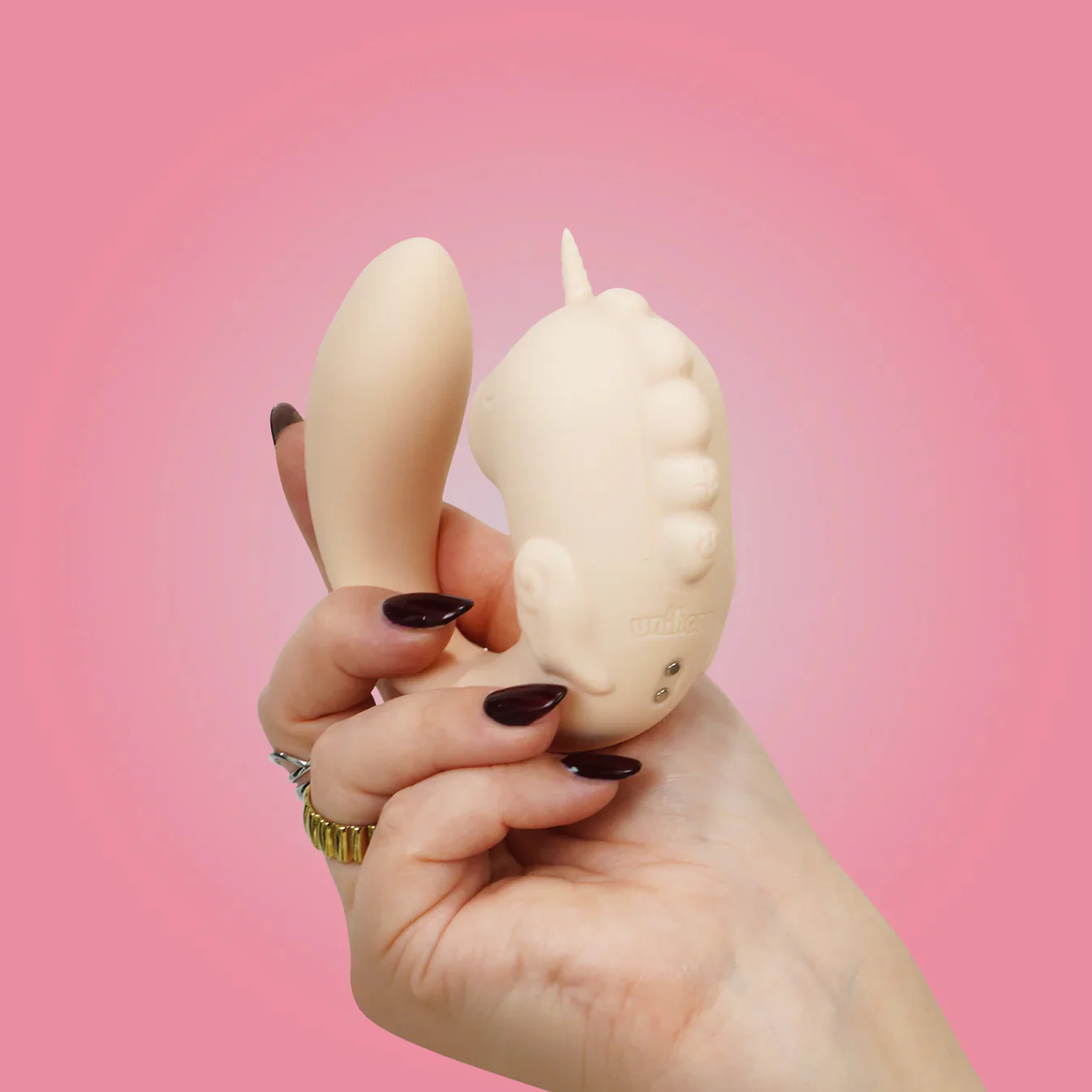 Unihorn C-Horse Coral Throb Pulsing Silicone Clitoral Vibrator - Image 6