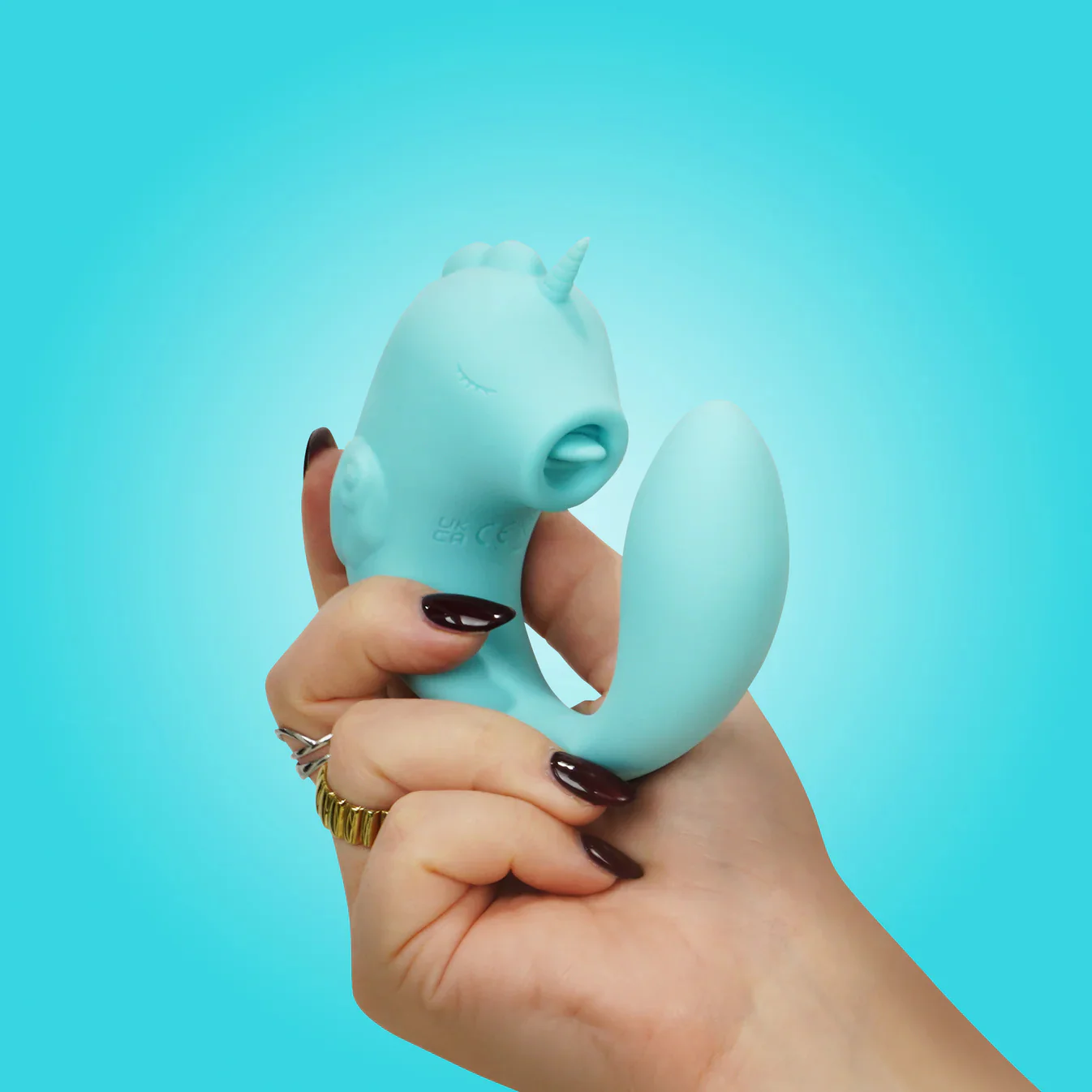 Unihorn C-Horse Ocean Peak Licking Silicone Clitoral Vibrator - Image 2