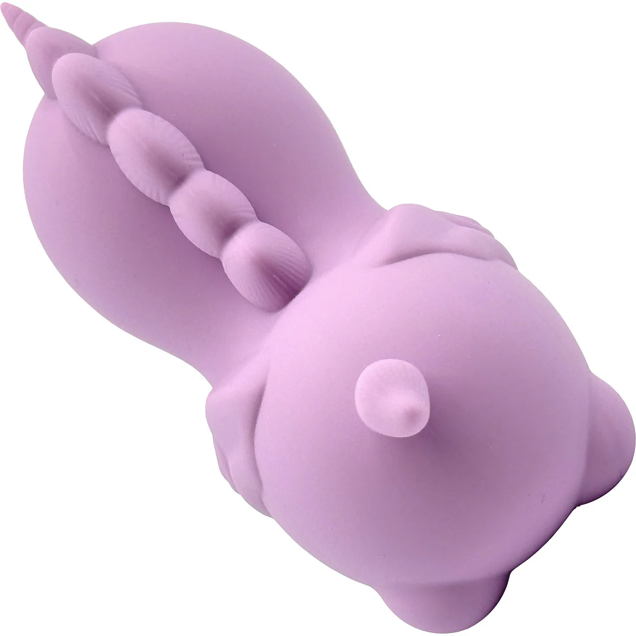 Unihorn Karma Lilac Massaging Silicone Clitoral Vibrator - Purple - Image 5