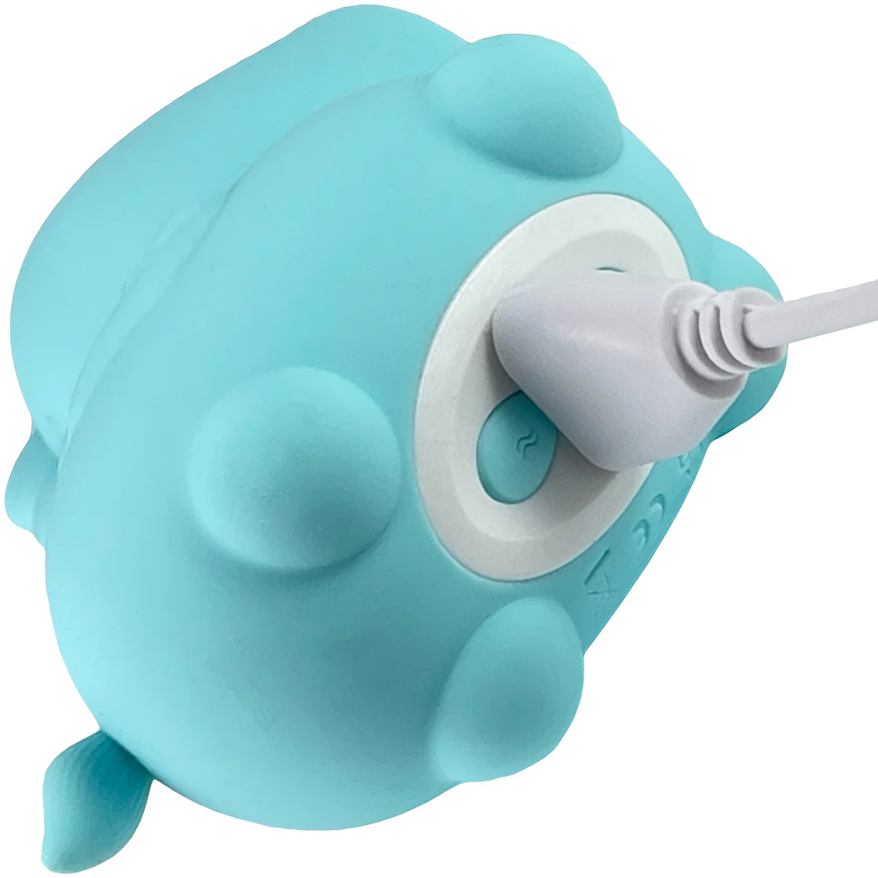 Unihorn Mount 'N Peak Pointed Flicking Silicone Clitoral Vibrator - Blue - Image 13