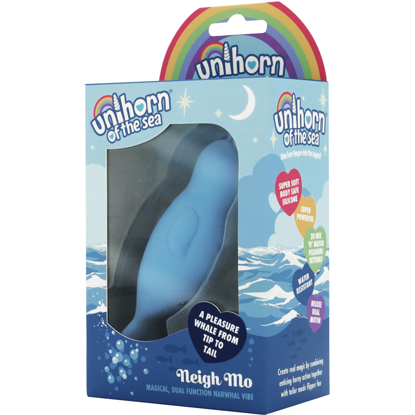 Unihorn Of The Sea Neigh Mo The Narwhal Silicone Clitoral Vibrator - Image 15
