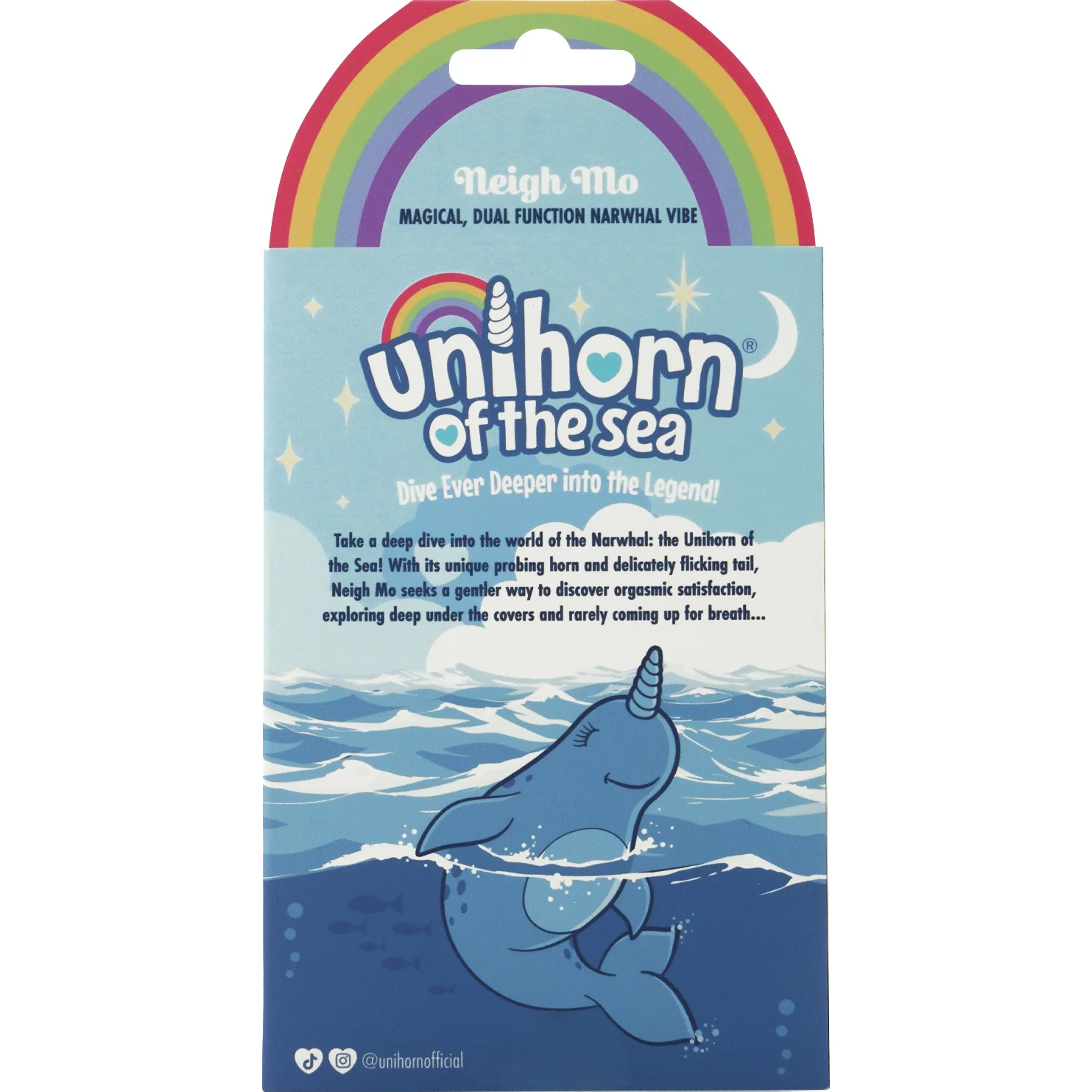 Unihorn Of The Sea Neigh Mo The Narwhal Silicone Clitoral Vibrator - Image 16