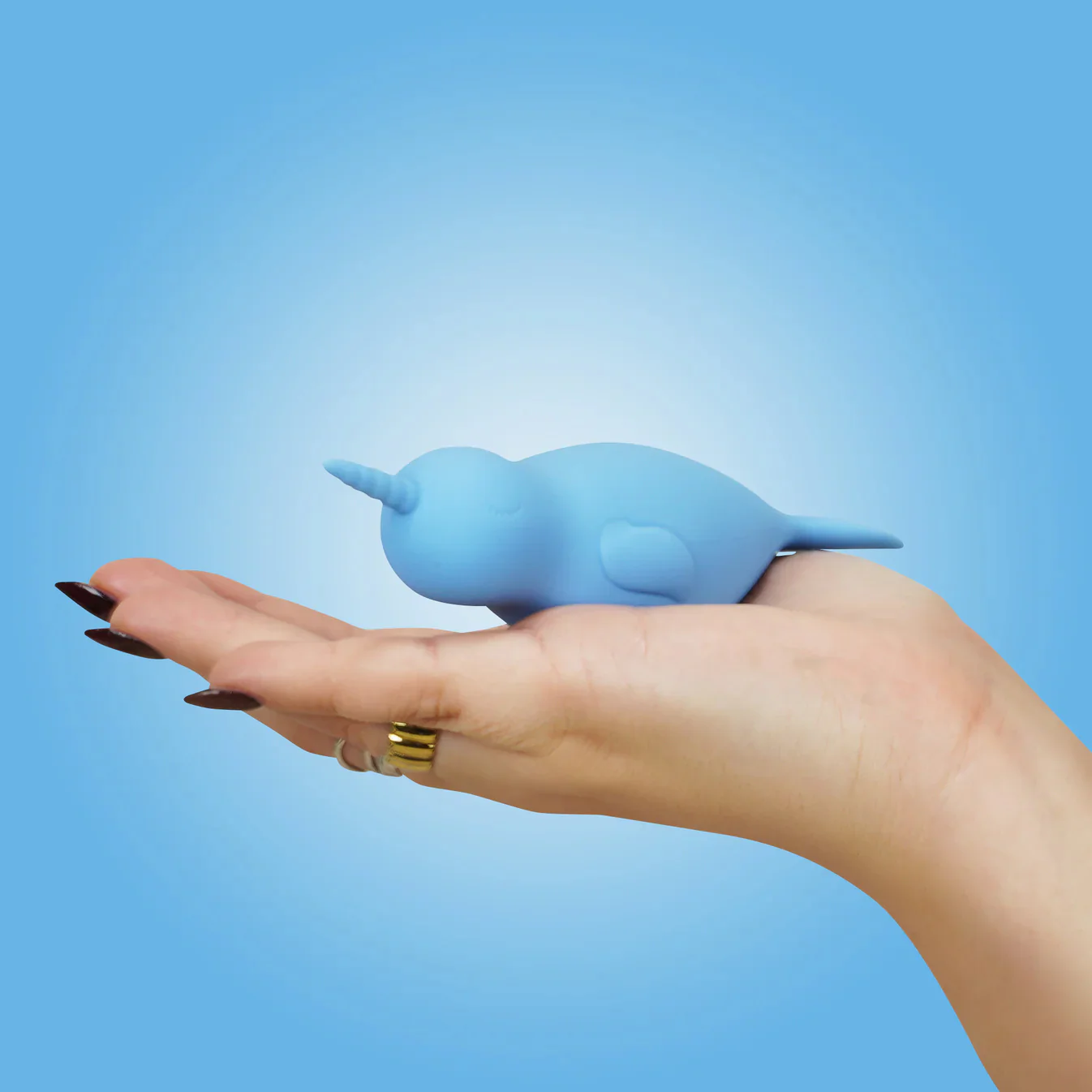 Unihorn Of The Sea Neigh Mo The Narwhal Silicone Clitoral Vibrator - Image 2