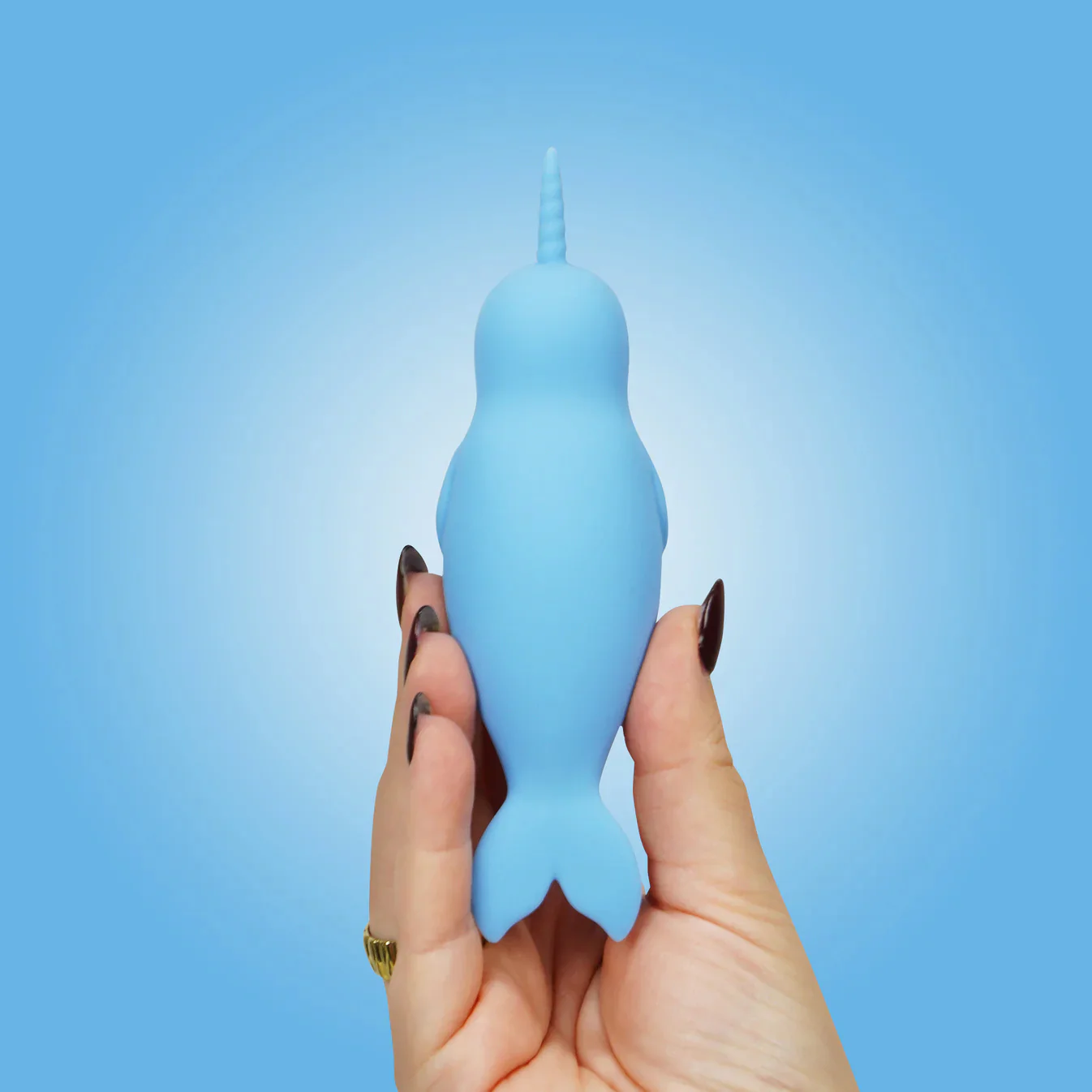 Unihorn Of The Sea Neigh Mo The Narwhal Silicone Clitoral Vibrator - Image 8