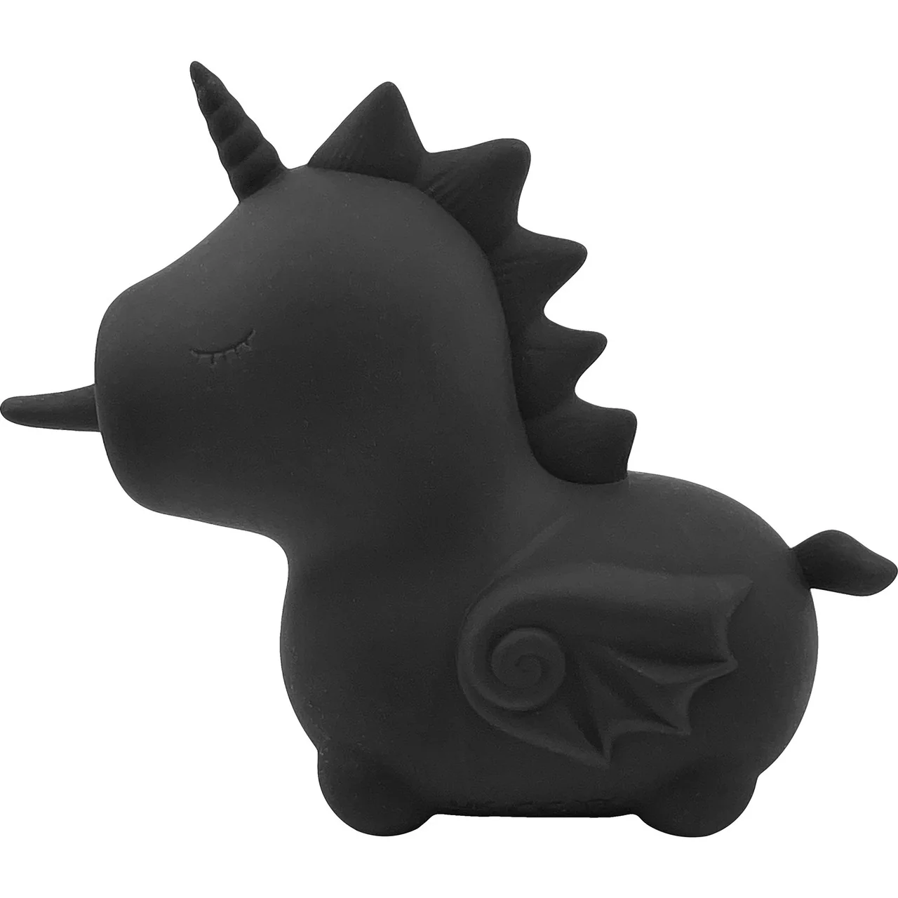 Unihorn Wild Spirit Licking Silicone Clitoral Vibrator - Black - Image 12