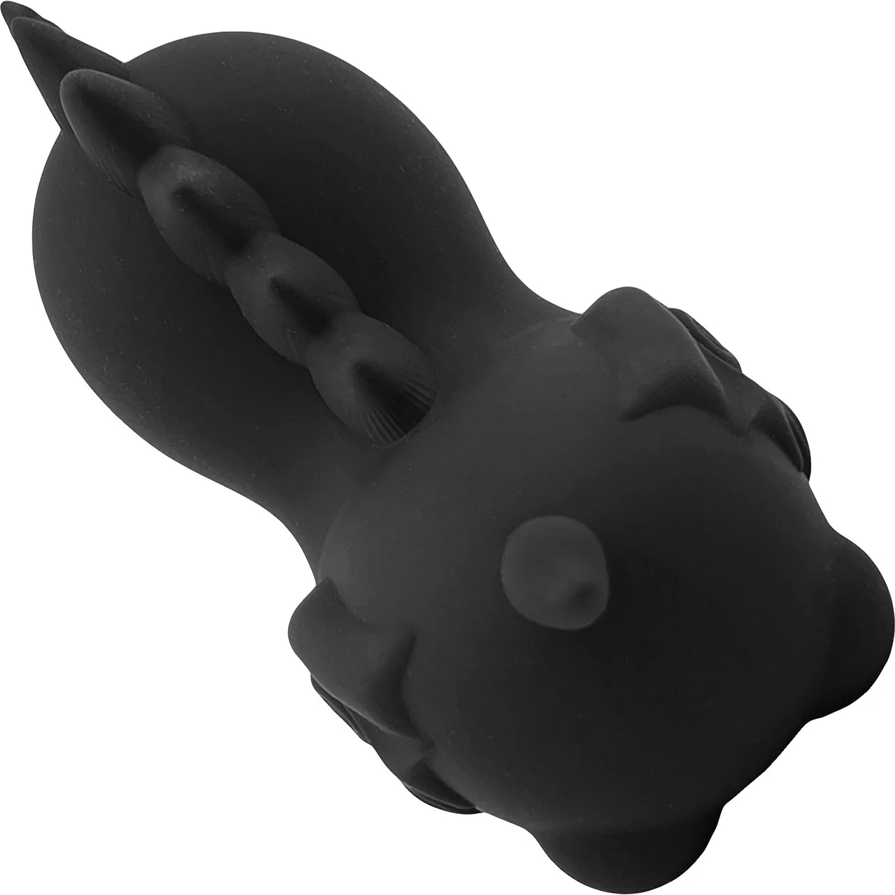 Unihorn Wild Spirit Licking Silicone Clitoral Vibrator - Black - Image 5