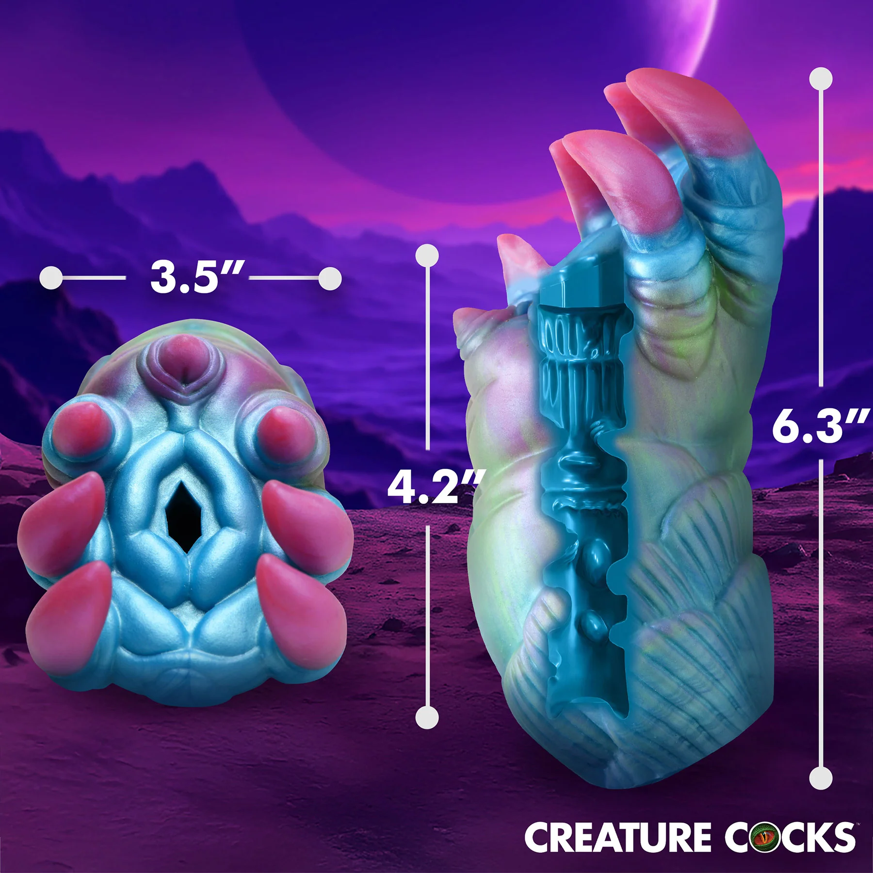 Ursa Silicone Pussy Penis Stroker By Creature Cocks - Image 3