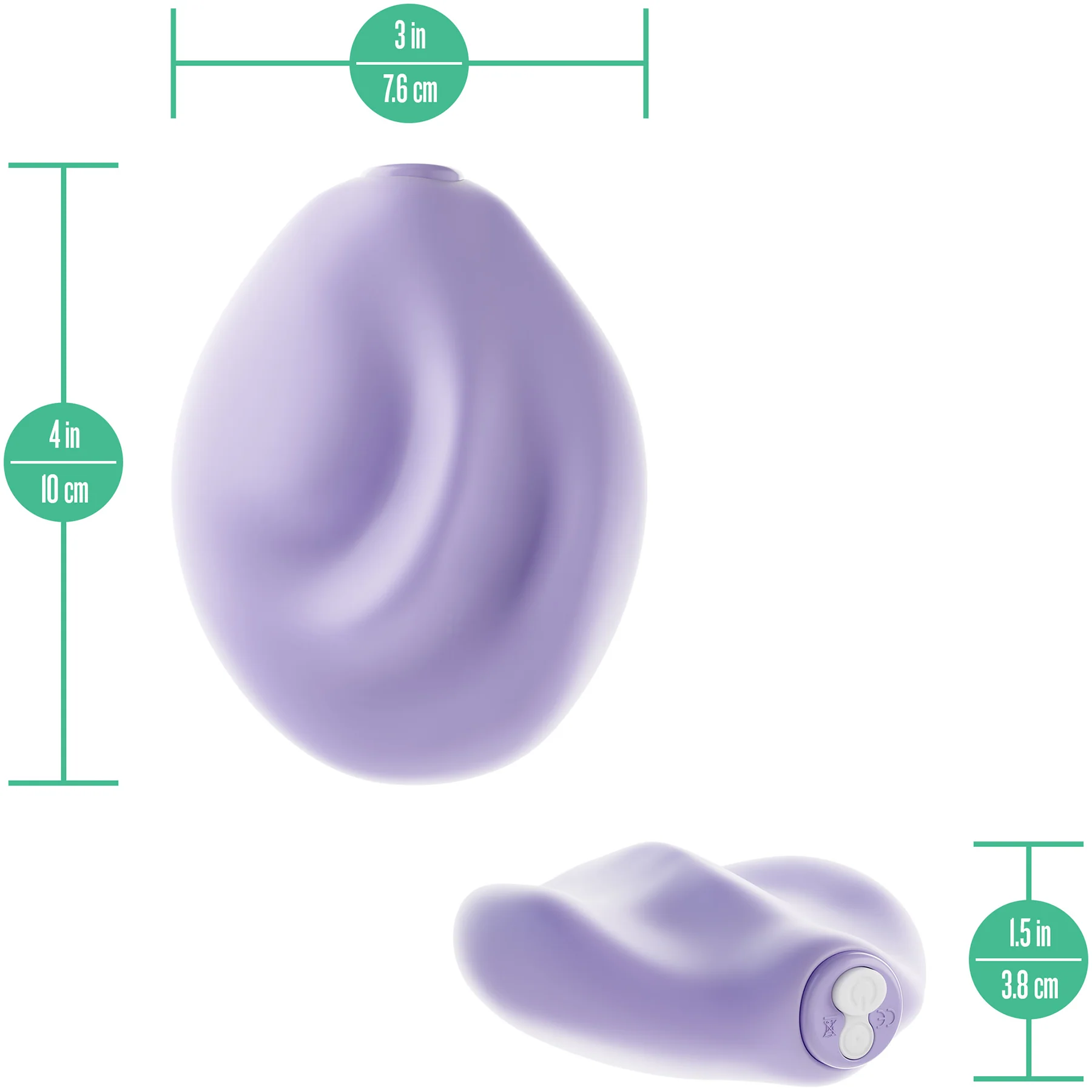 URSELF™ Pulse Pad Double Sided Vibrating Silicone Grinder With Remote - Image 14