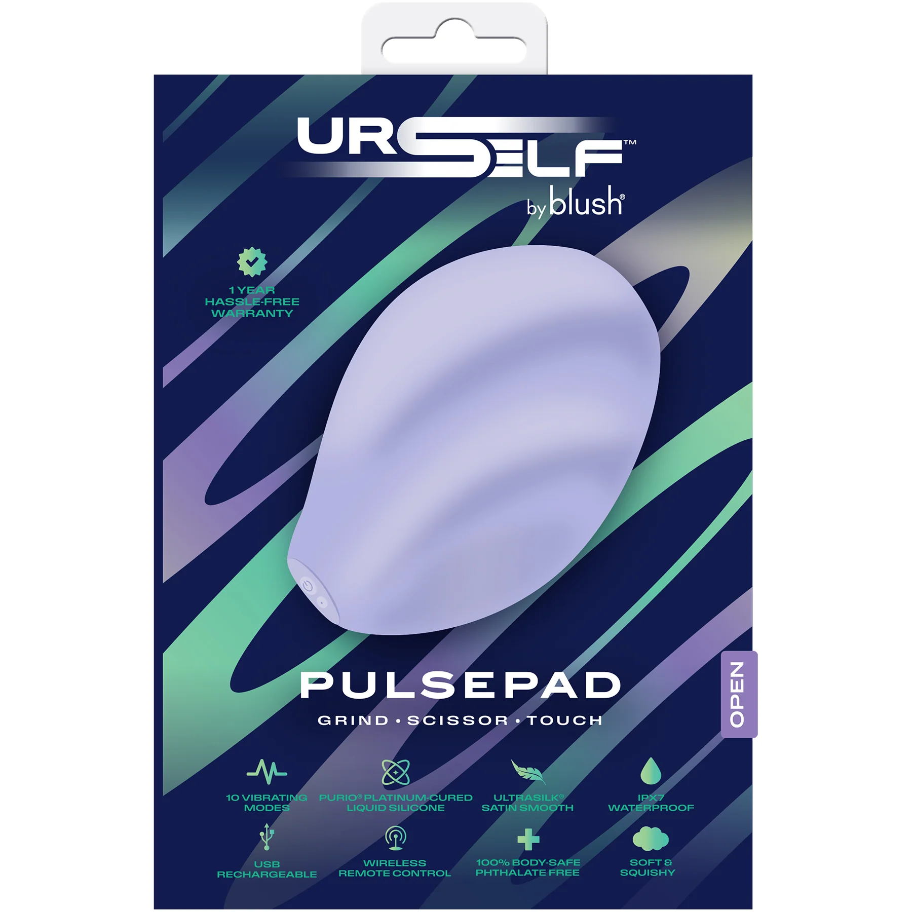 URSELF™ Pulse Pad Double Sided Vibrating Silicone Grinder With Remote - Image 16