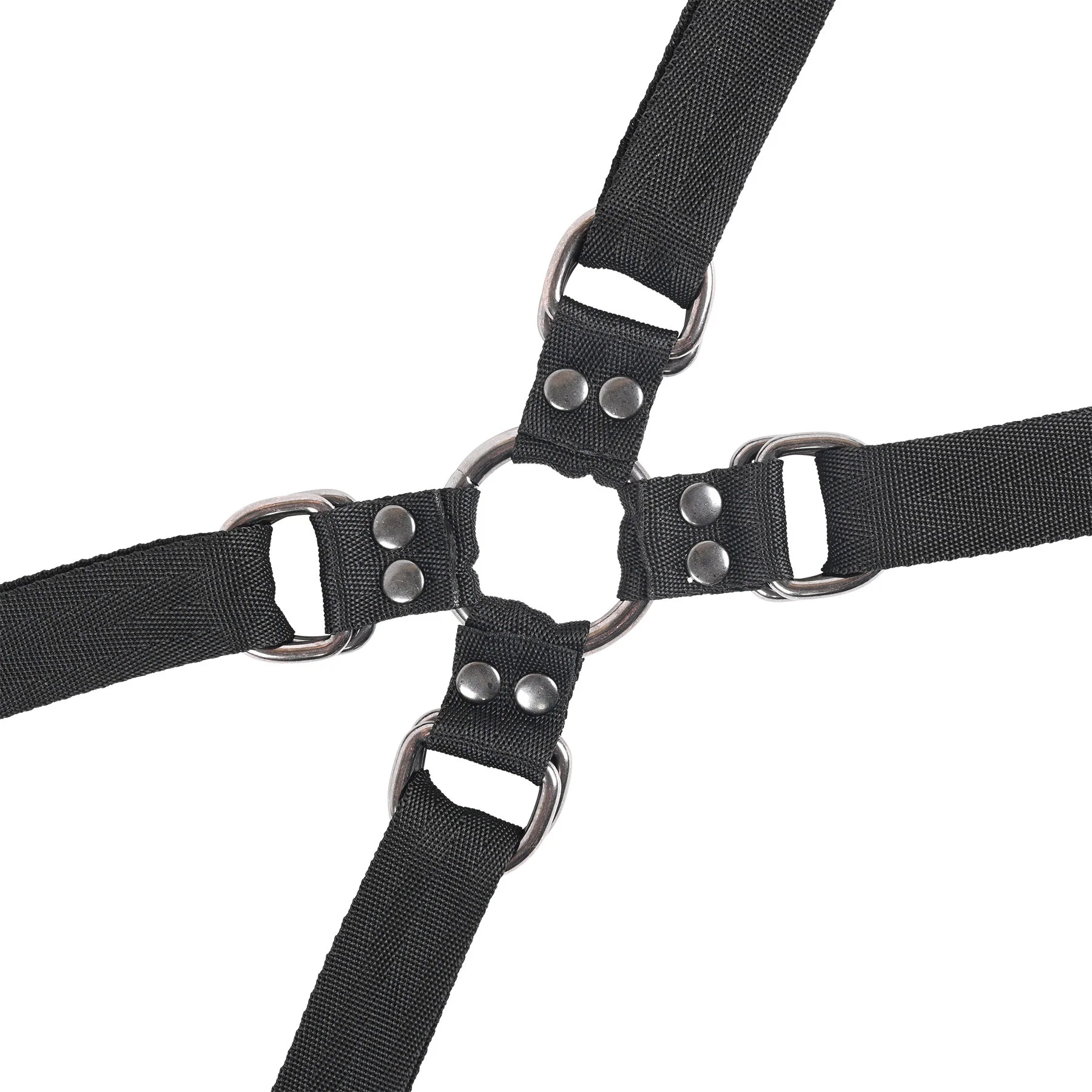 Velvet Noir Adjustable Hog Tie & Cuff Set By Sportsheets - Image 5