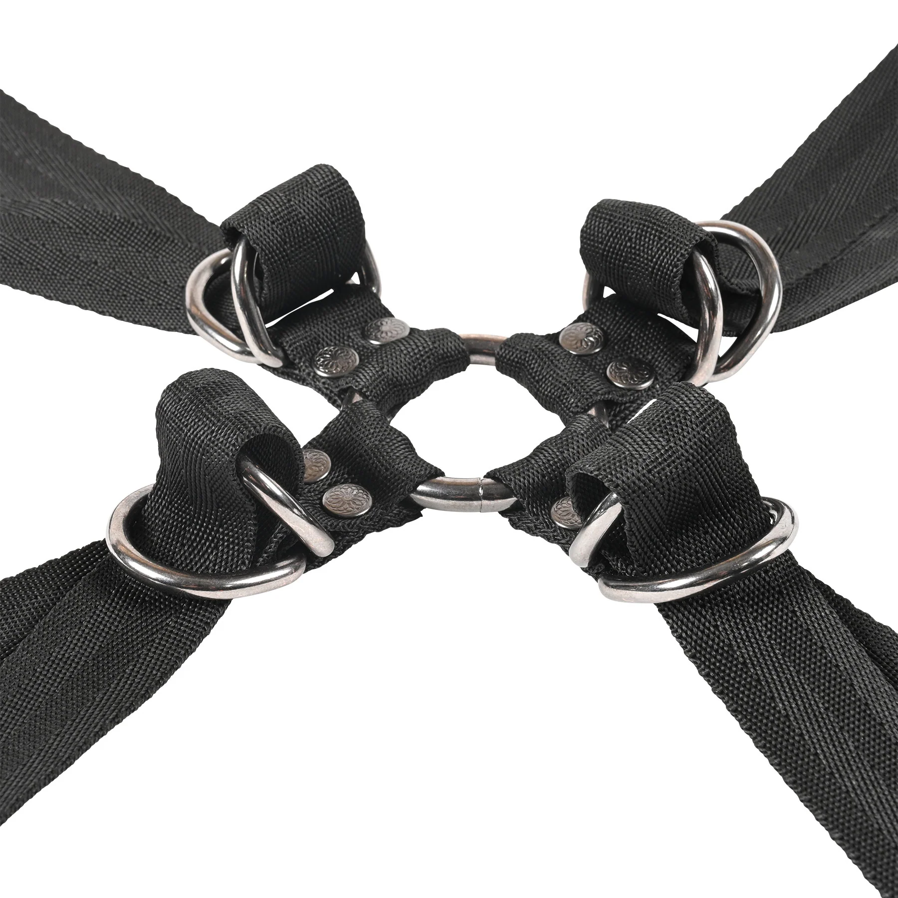 Velvet Noir Adjustable Hog Tie & Cuff Set By Sportsheets - Image 8