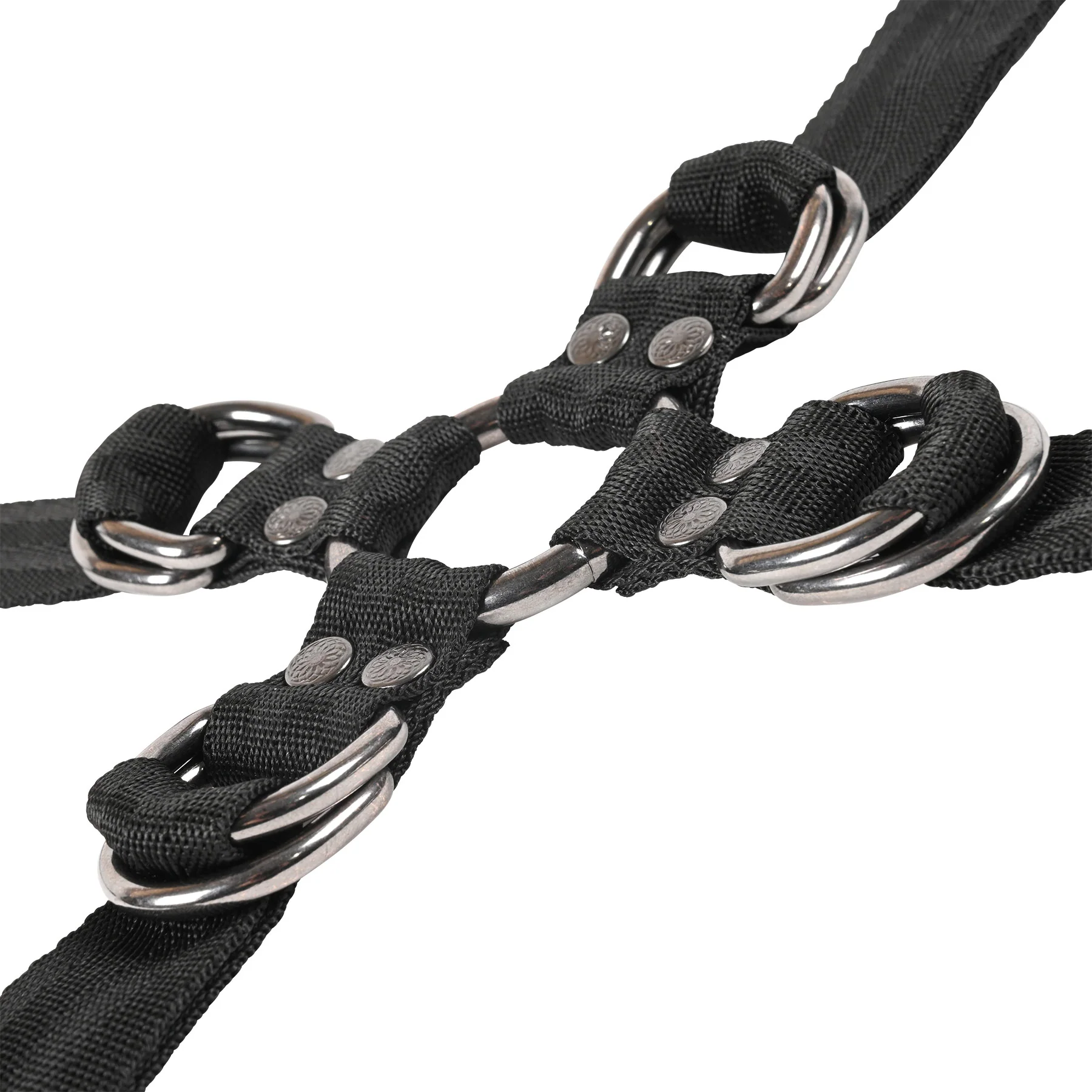 Velvet Noir Adjustable Hog Tie & Cuff Set By Sportsheets - Image 9