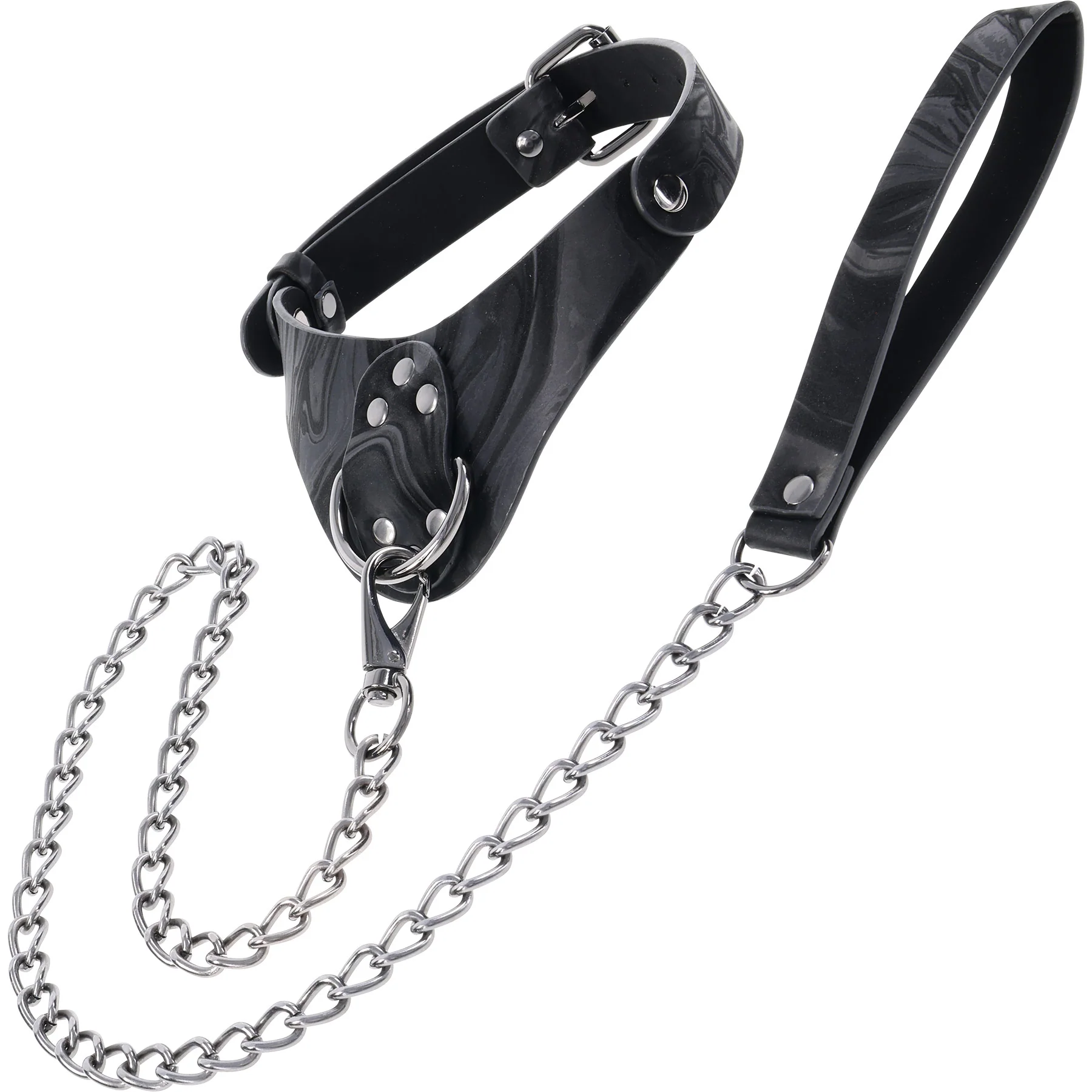 Velvet Noir Collar & Leash By Sportsheets - Image 6