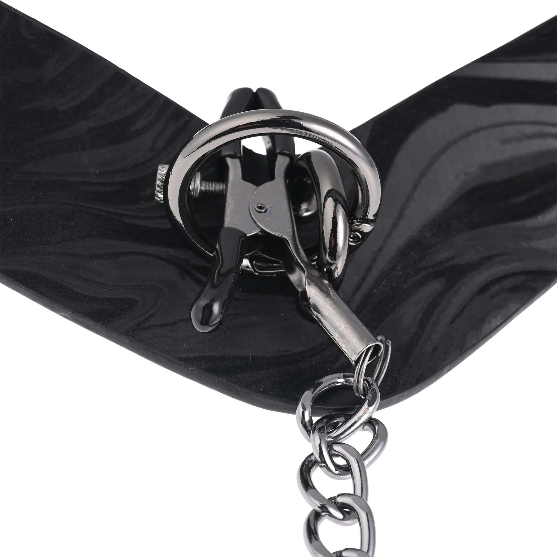 Velvet Noir Collar With Removable Nipple Clamps By Sportsheets - Image 10