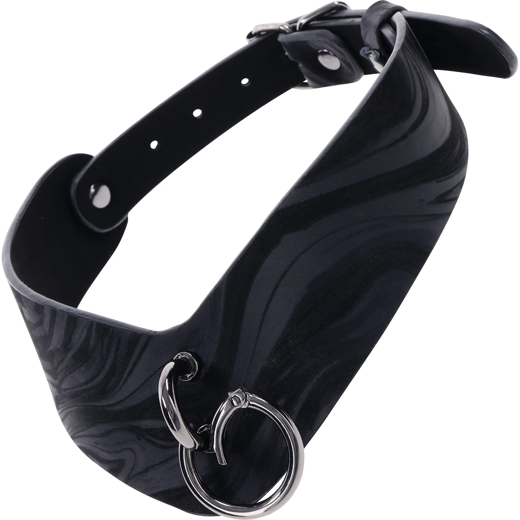 Velvet Noir Collar With Removable Nipple Clamps By Sportsheets - Image 11