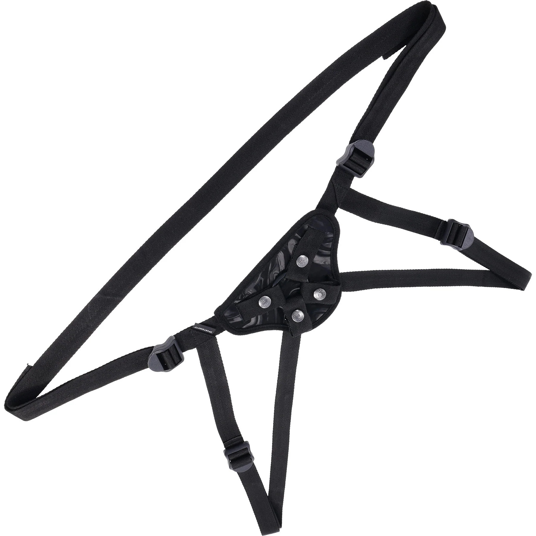 Velvet Noir Faux Leather Strap On Harness By Sportsheets - Image 10