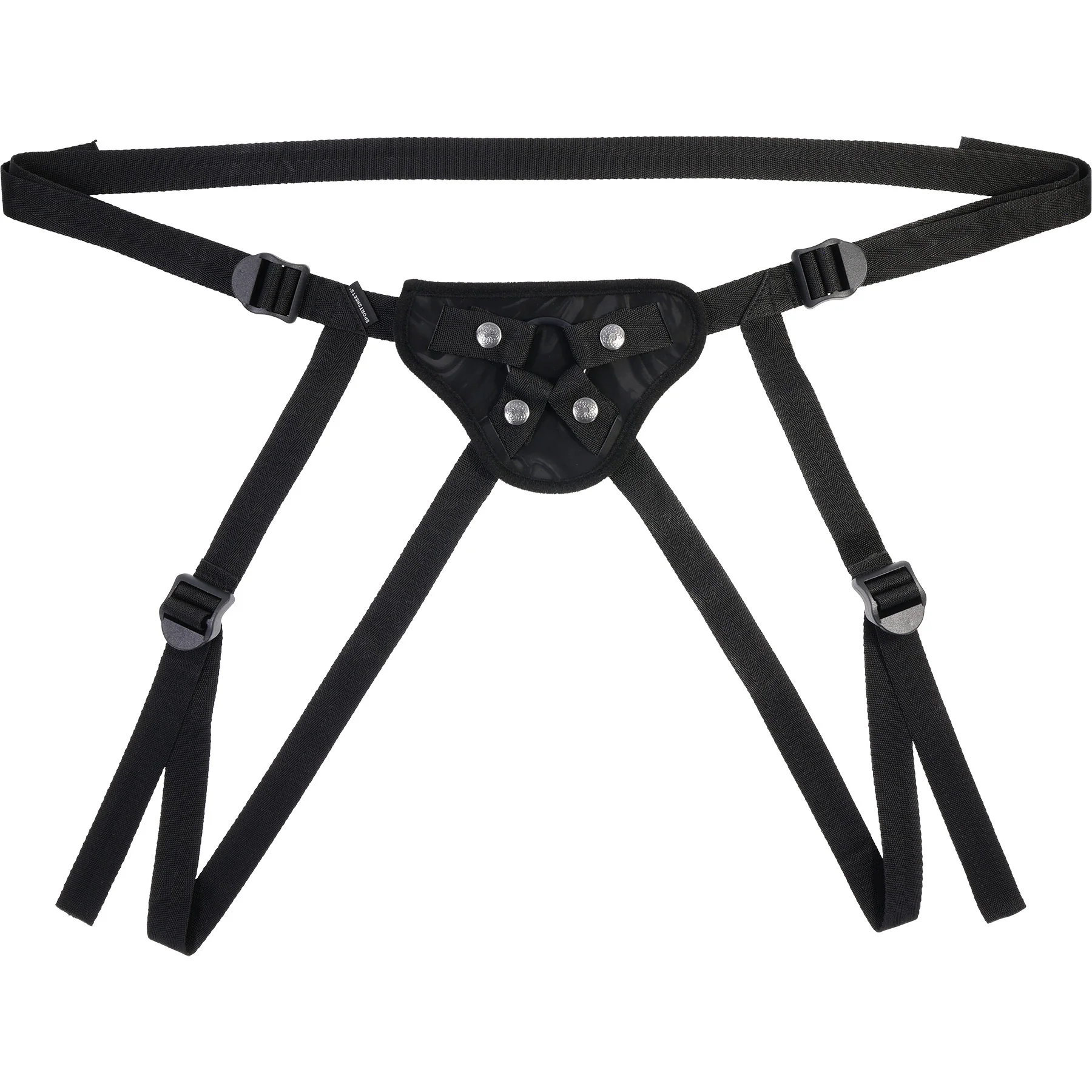 Velvet Noir Faux Leather Strap On Harness By Sportsheets - Image 8
