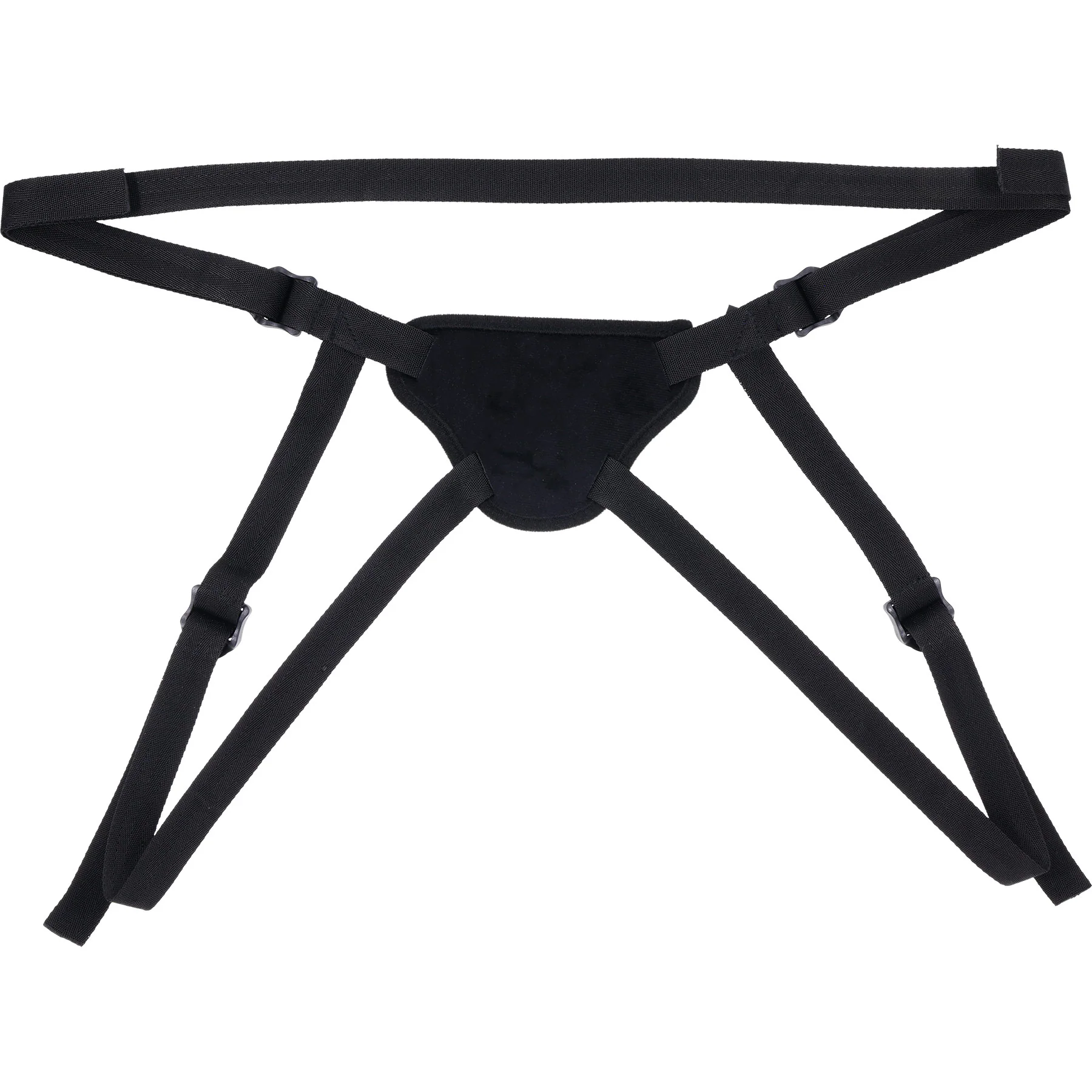 Velvet Noir Faux Leather Strap On Harness By Sportsheets - Image 9
