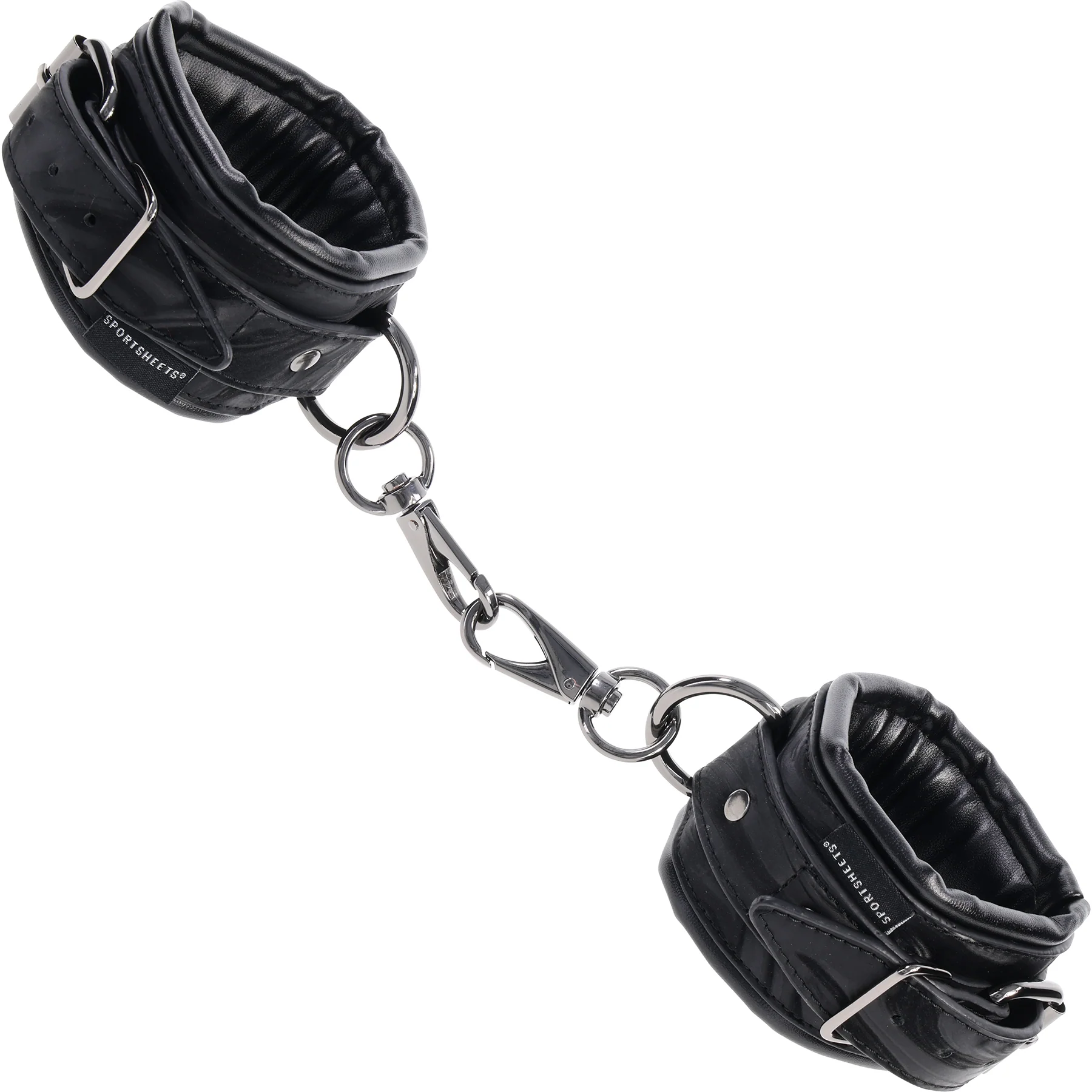 Velvet Noir Handcuffs By Sportsheets - Image 5
