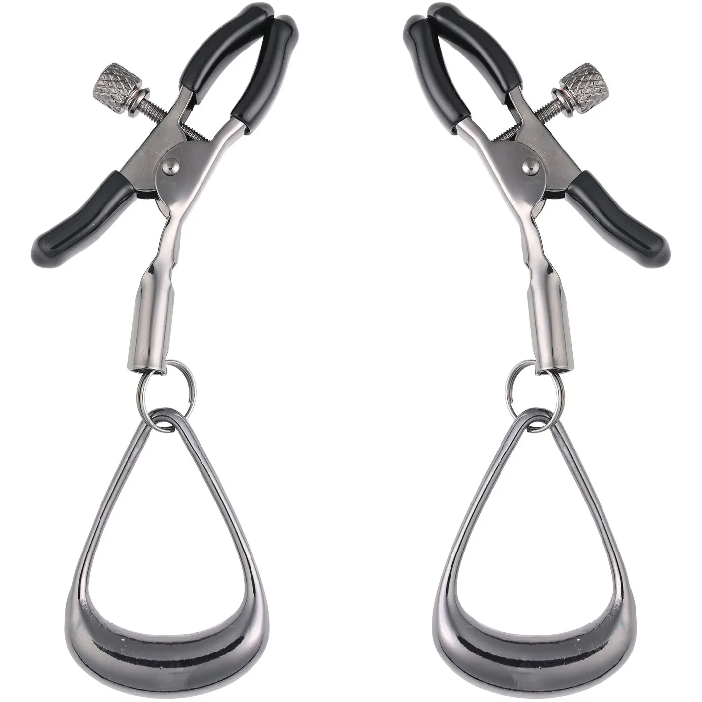 Velvet Noir Tuggable Nipple Clamps By Sportsheets