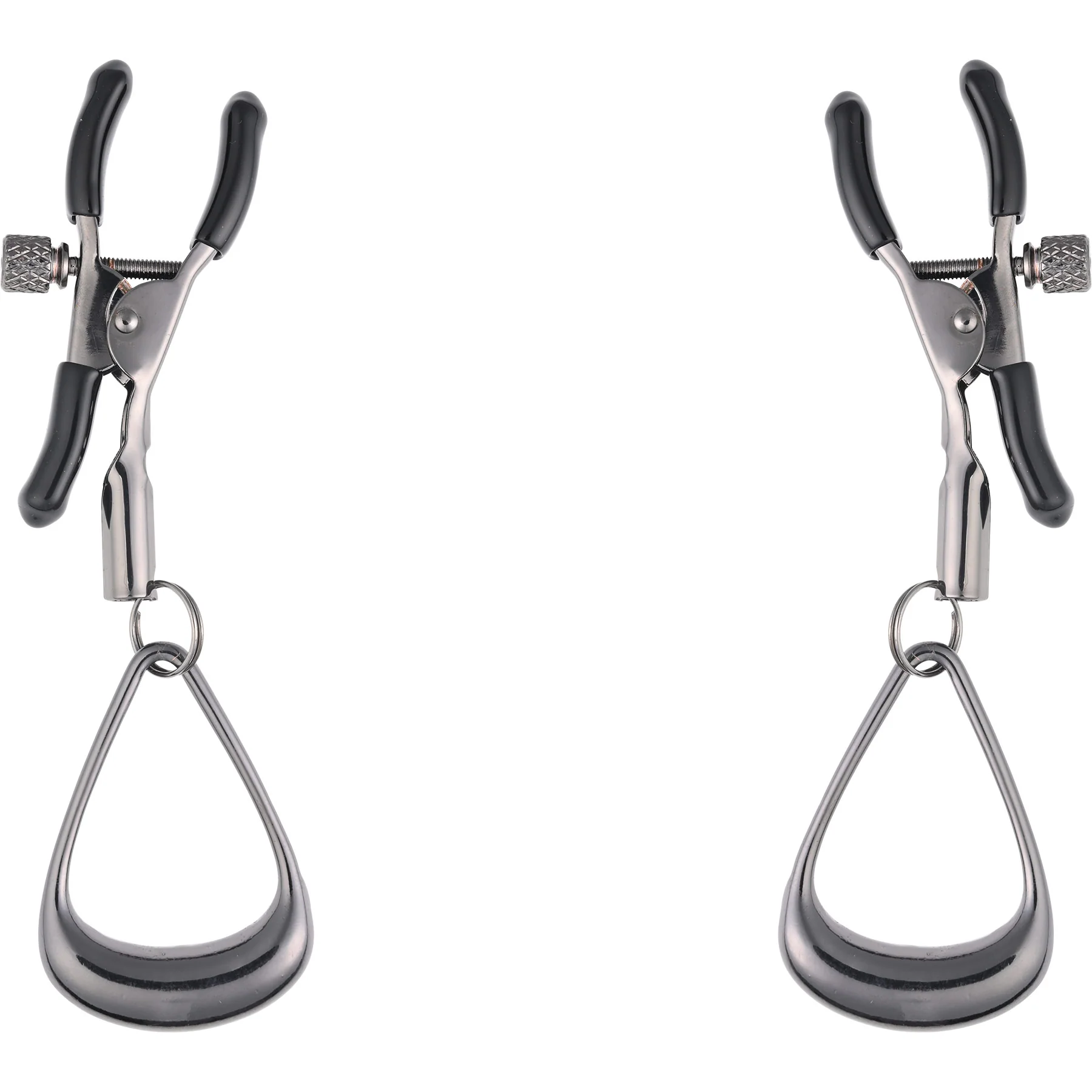 Velvet Noir Tuggable Nipple Clamps By Sportsheets - Image 3