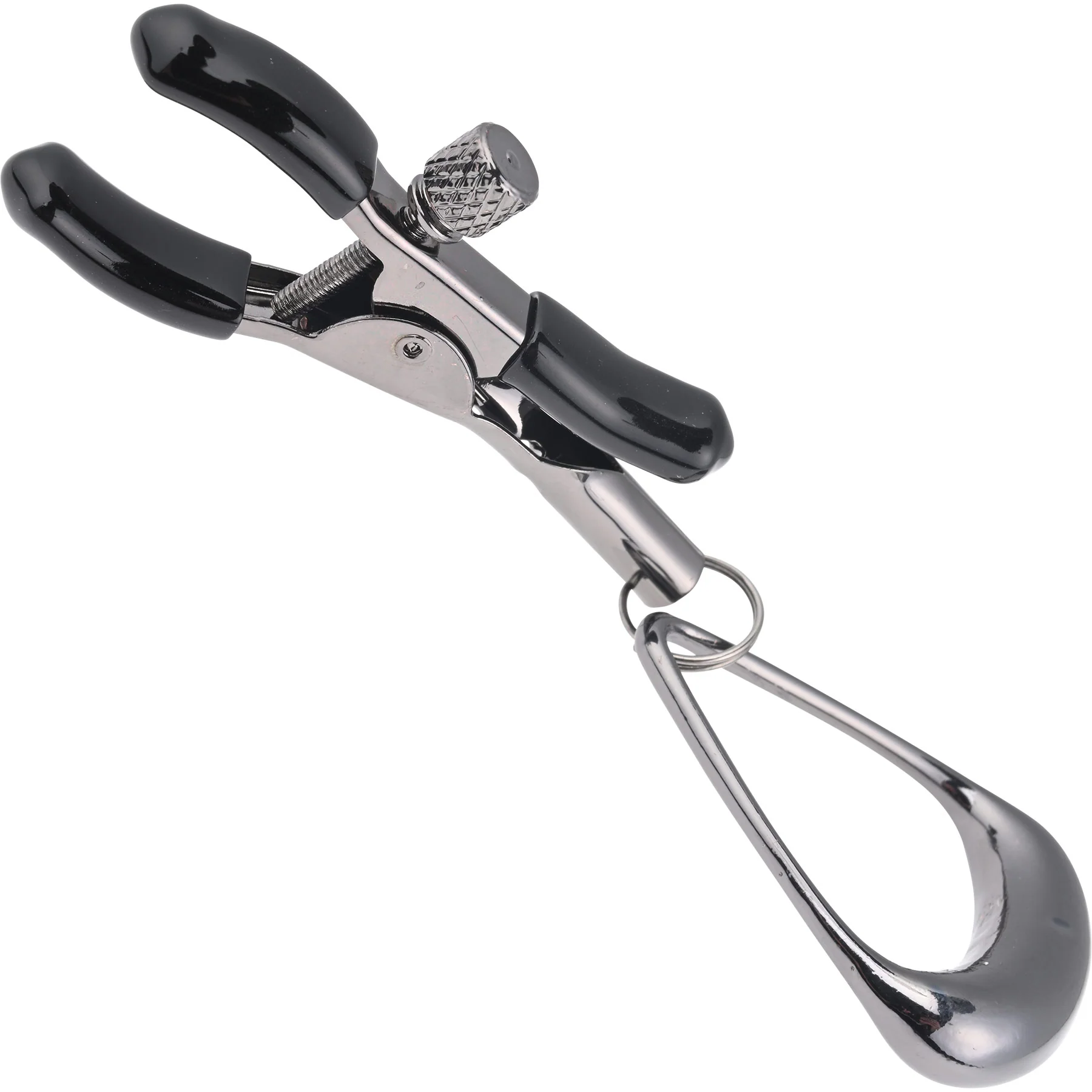 Velvet Noir Tuggable Nipple Clamps By Sportsheets - Image 4
