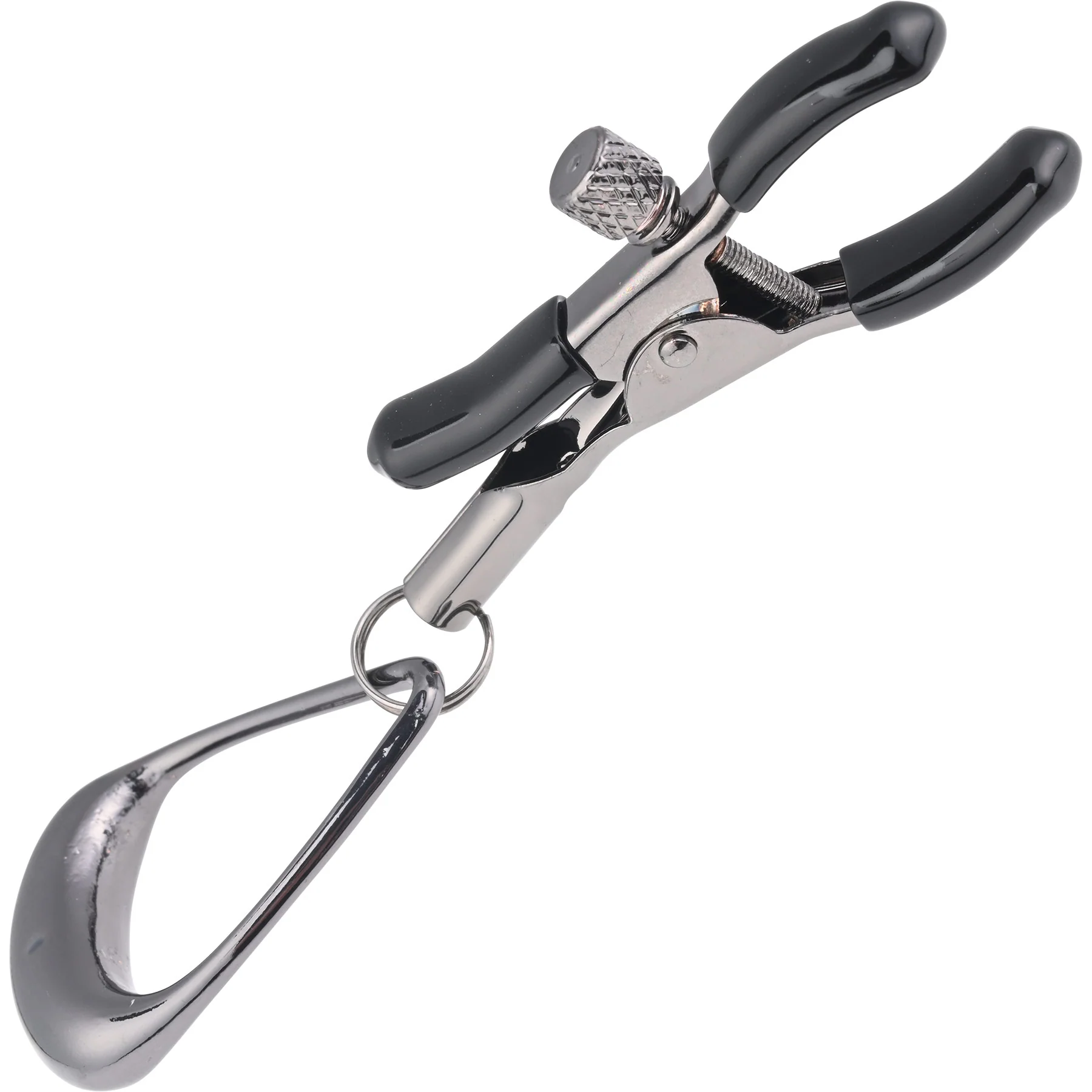 Velvet Noir Tuggable Nipple Clamps By Sportsheets - Image 5