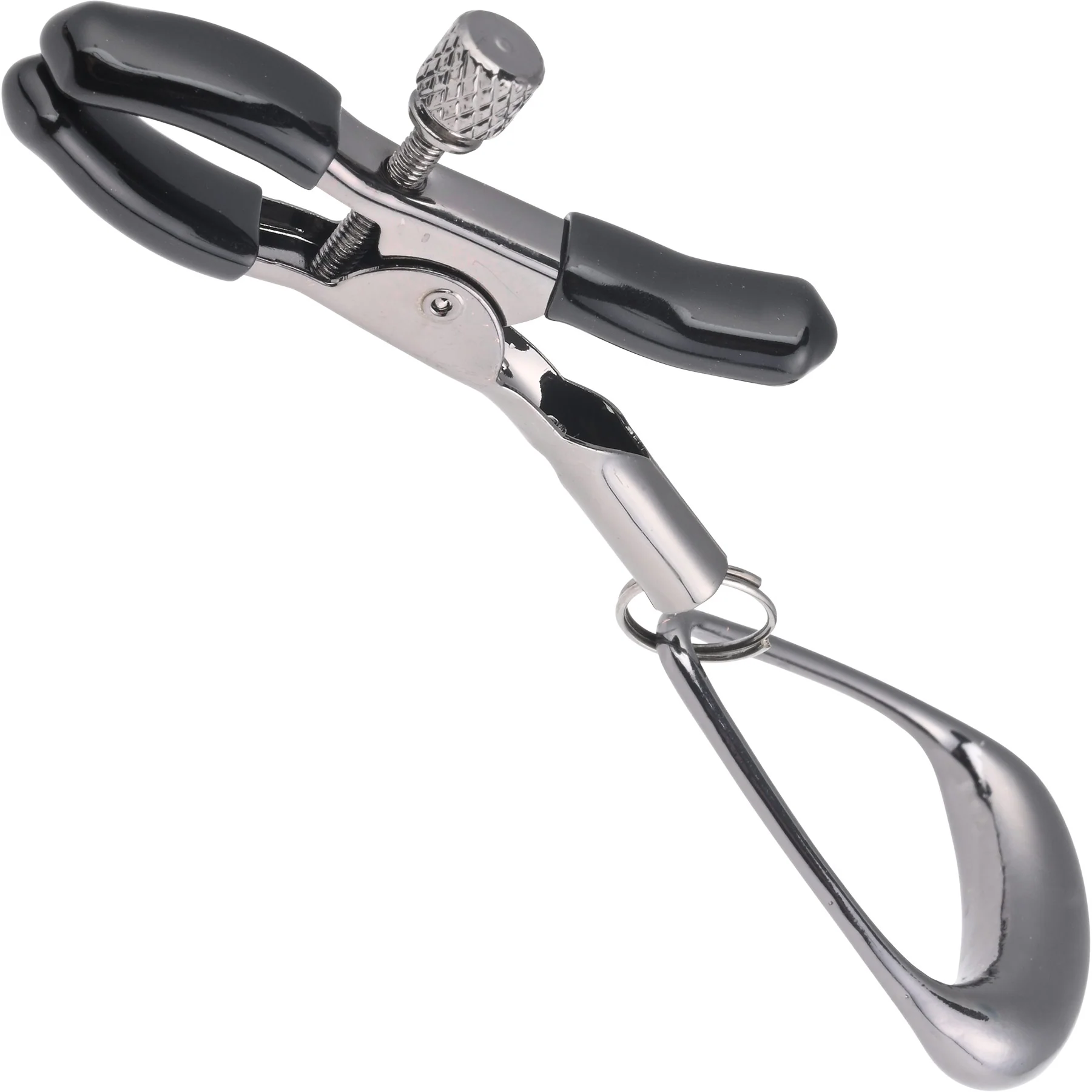 Velvet Noir Tuggable Nipple Clamps By Sportsheets - Image 6