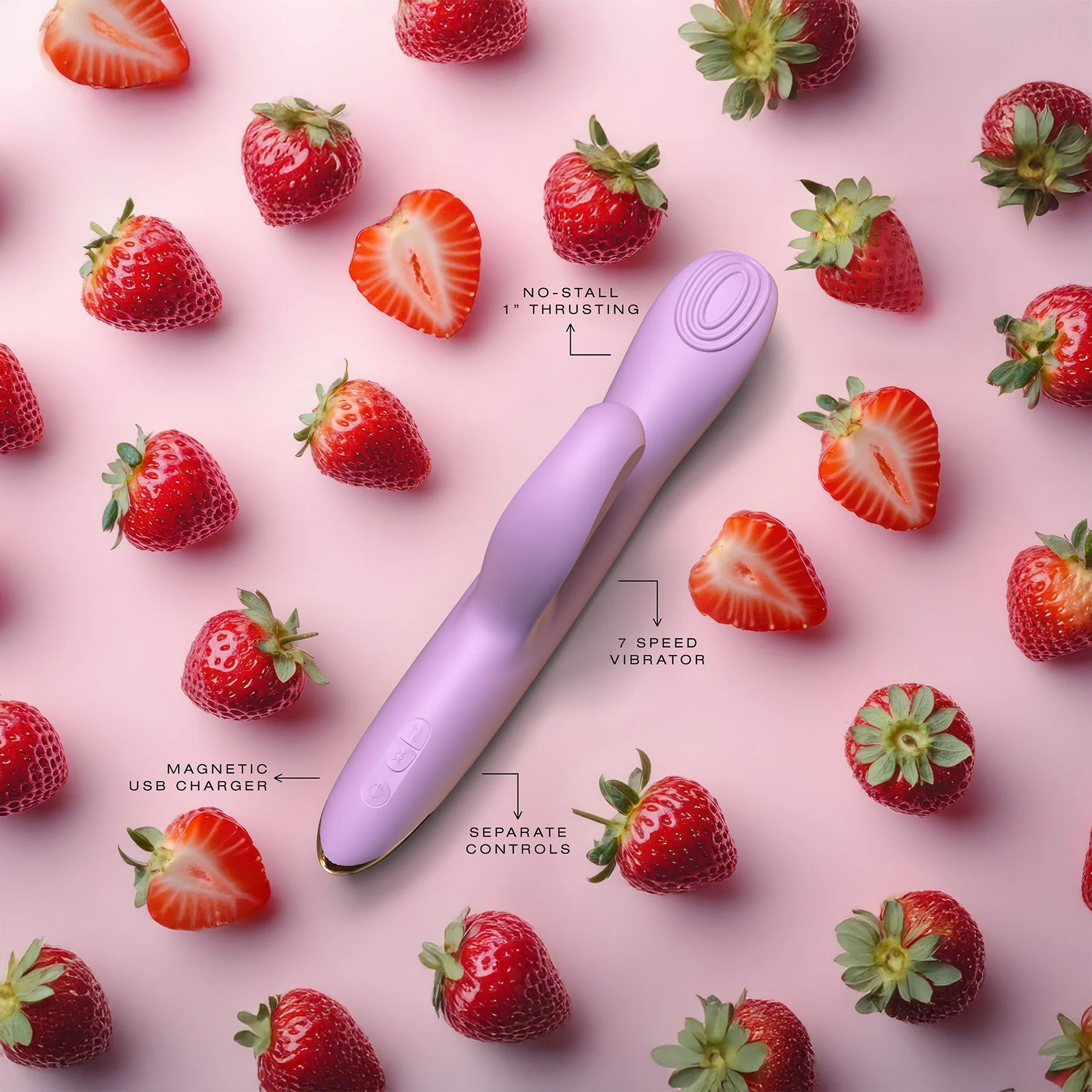 Velvet Thruster VL100 Rabbit Thrusting Dual Stimulation Silicone Vibrator - Image 4