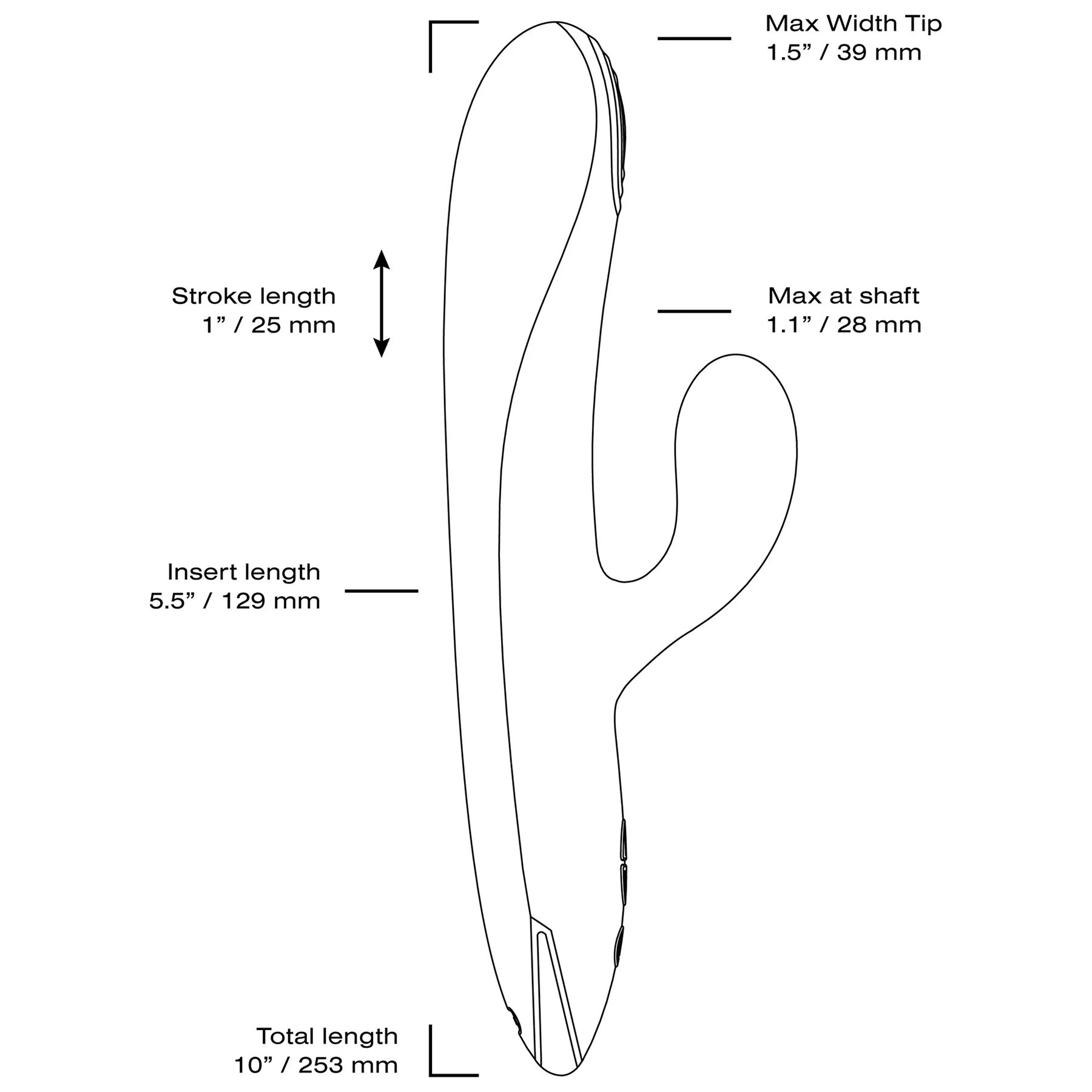 Velvet Thruster VL100 Rabbit Thrusting Dual Stimulation Silicone Vibrator - Image 6