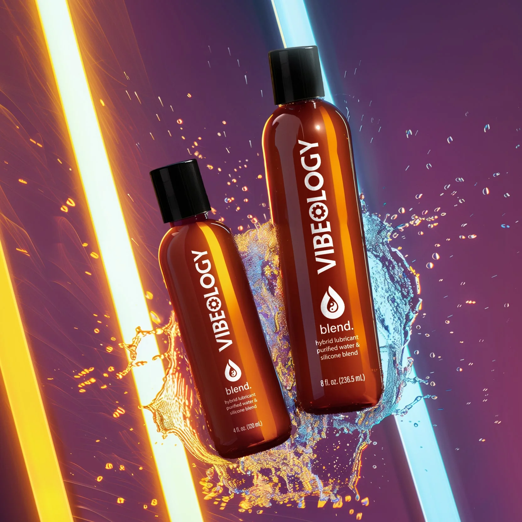 Vibeology Blend Hybrid Lubricant Purified Water & Silicone Blend - Image 2